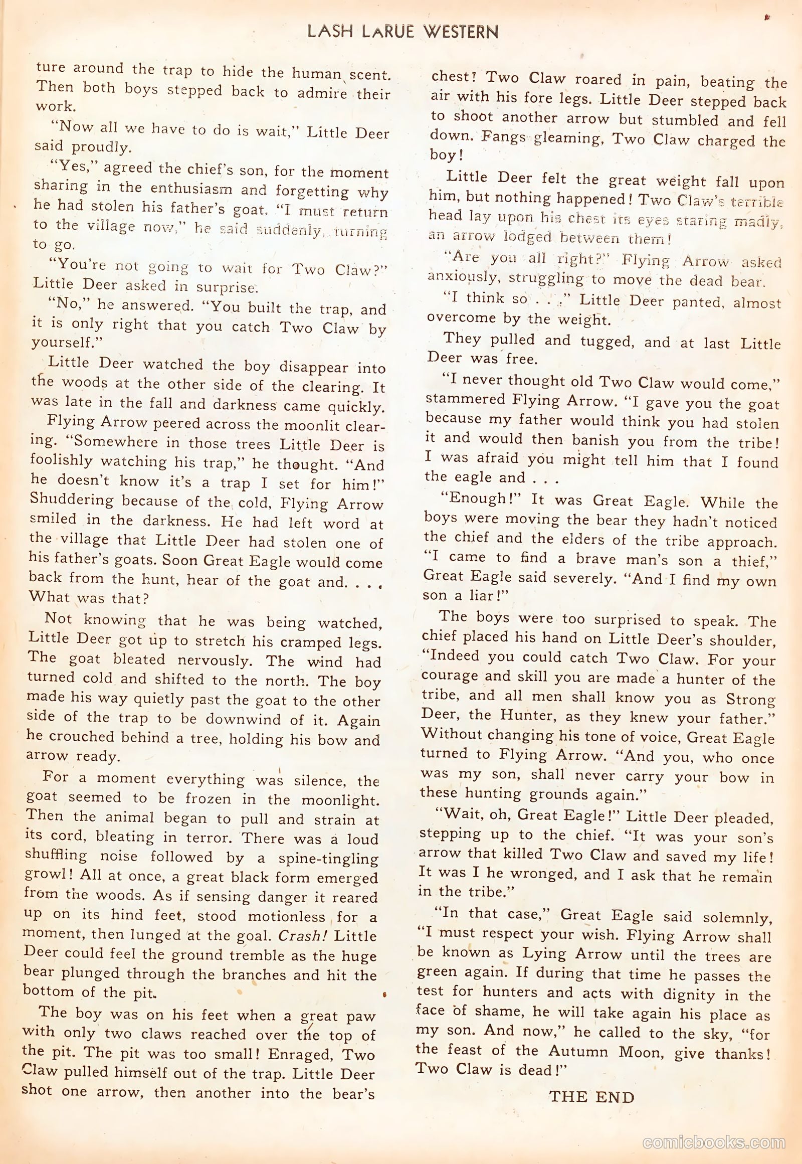 Lash LaRue Western #16 (1951) — page 27 of 36