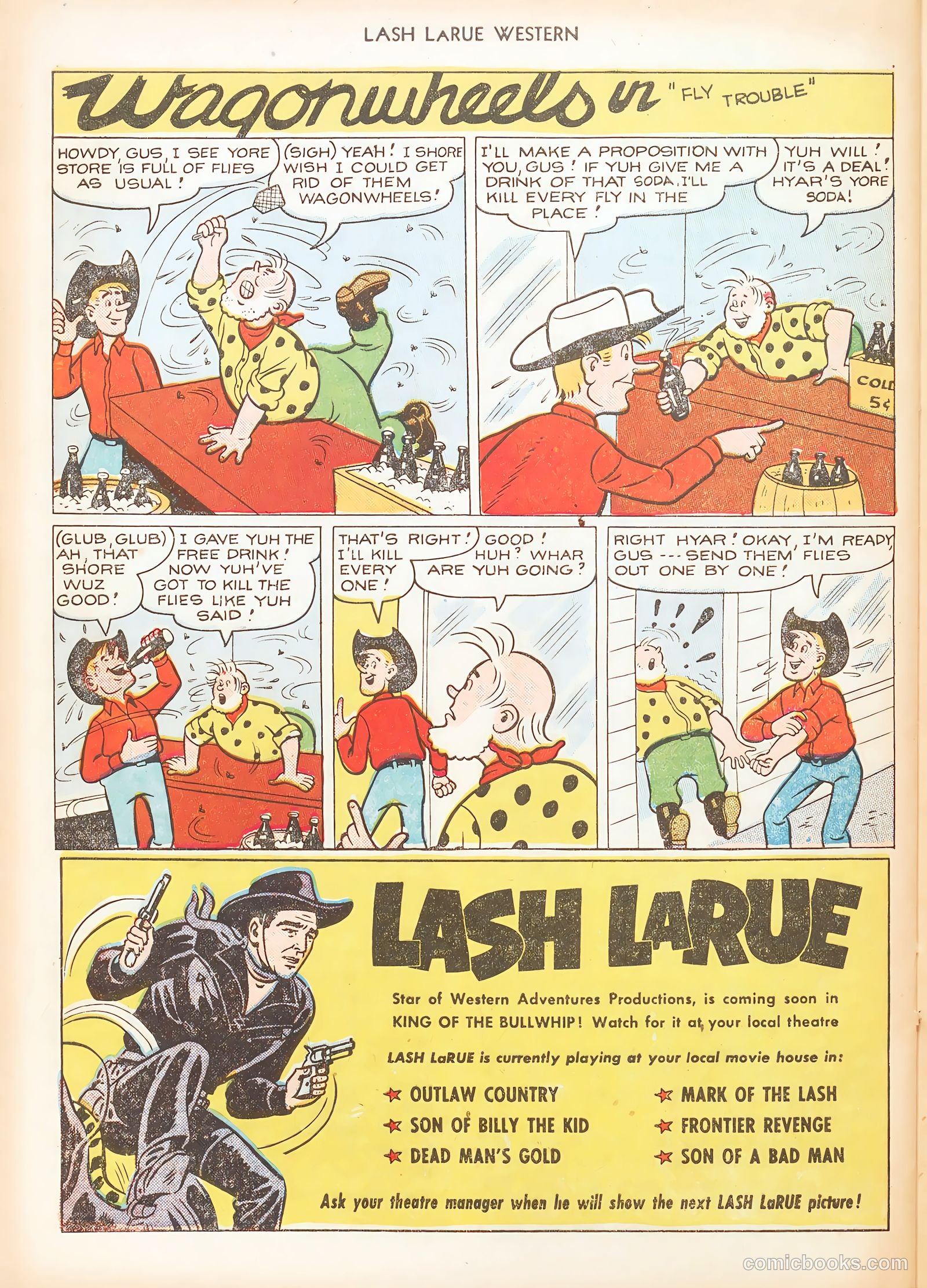 Lash LaRue Western #16 (1951) — page 28 of 36
