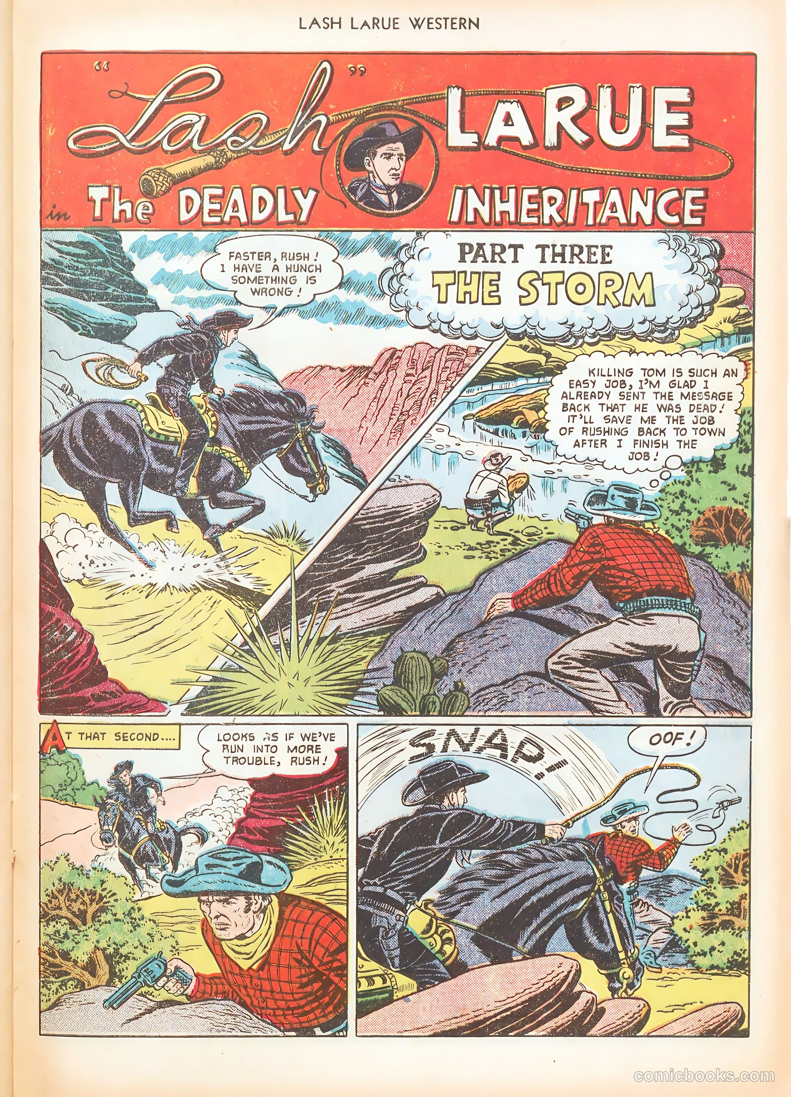 Lash LaRue Western #16 (1951) — page 29 of 36