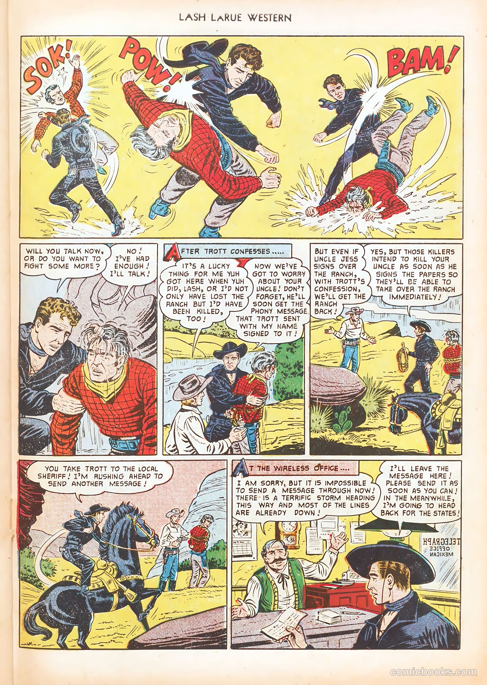 Lash LaRue Western #16 (1951) — page 31 of 36