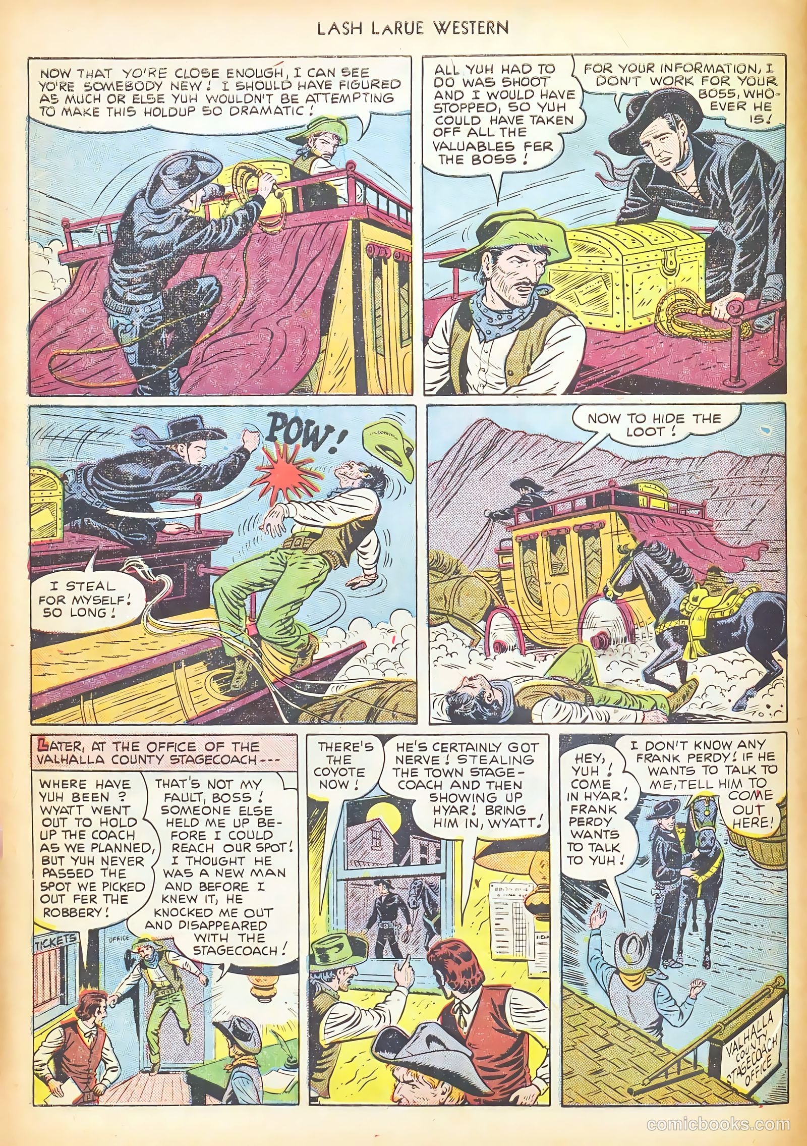 Lash LaRue Western #17 (1951) — page 4 of 36