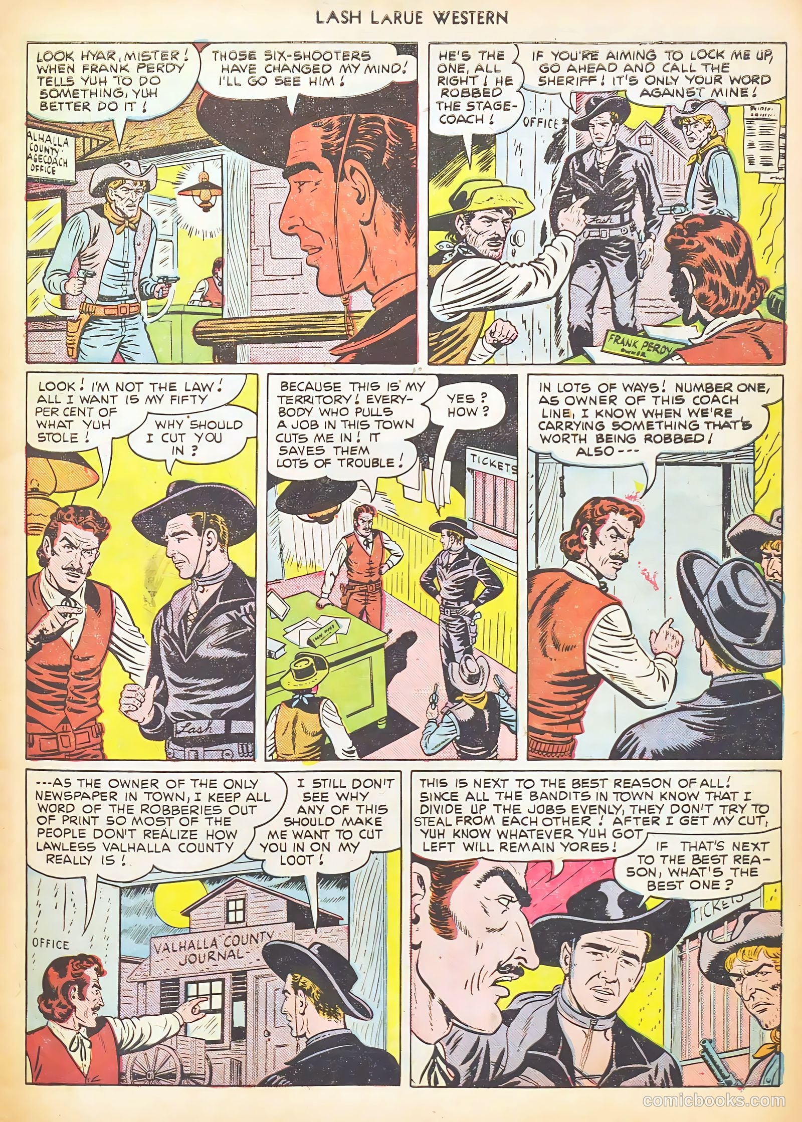 Lash LaRue Western #17 (1951) — page 5 of 36