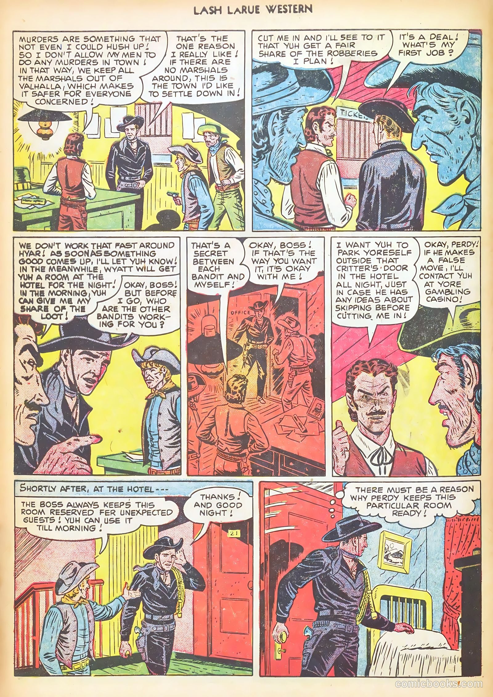 Lash LaRue Western #17 (1951) — page 6 of 36