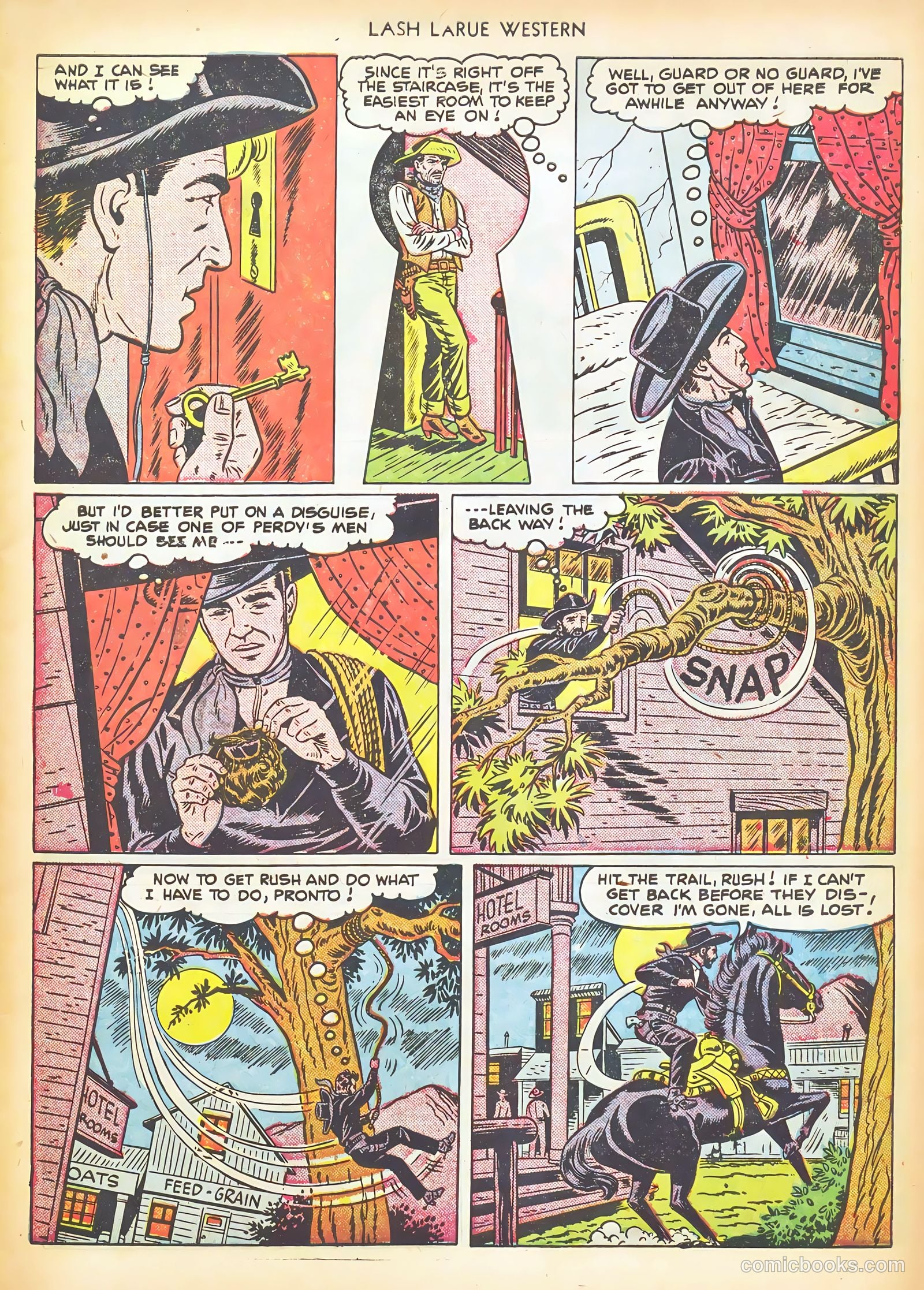 Lash LaRue Western #17 (1951) — page 7 of 36