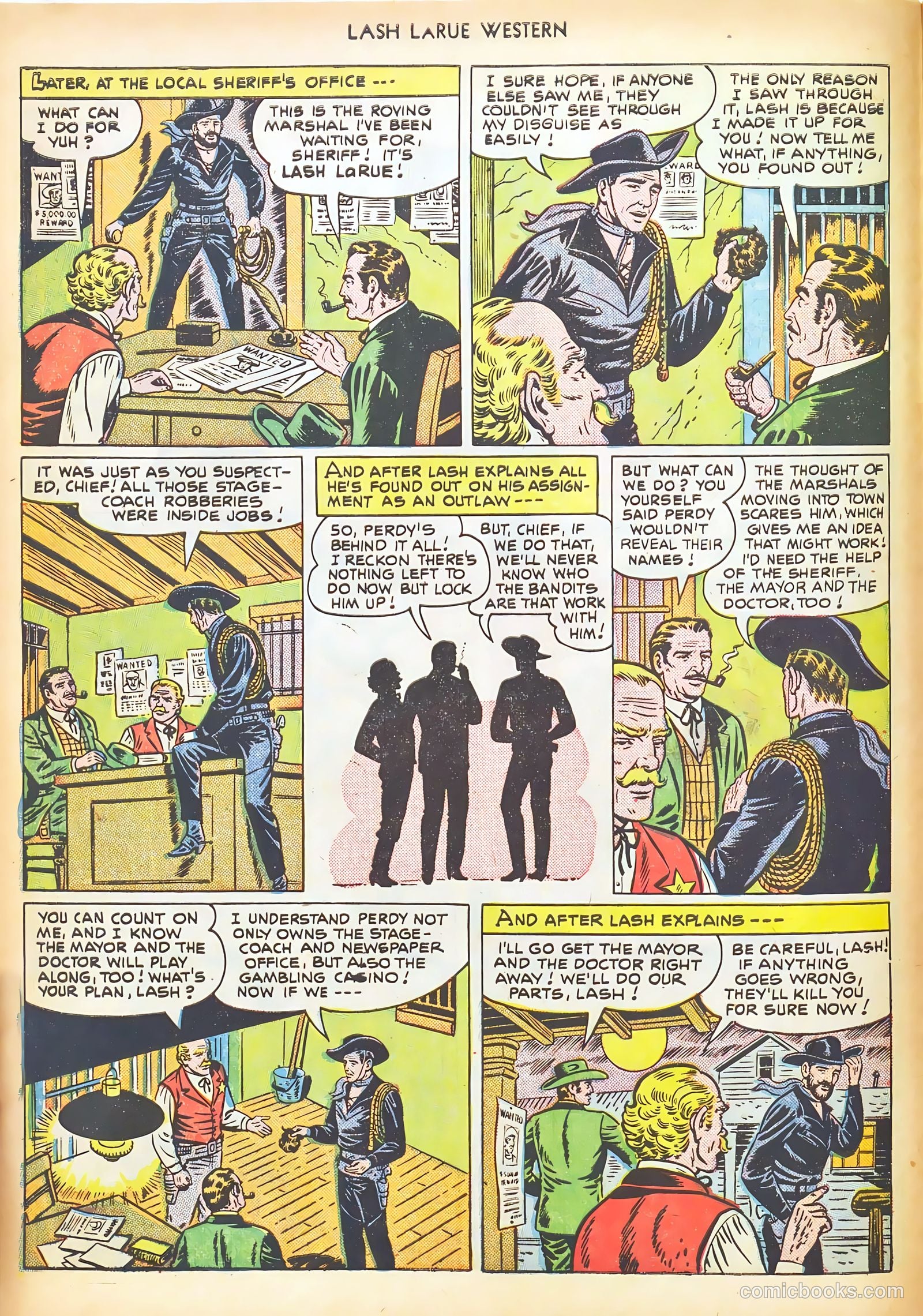 Lash LaRue Western #17 (1951) — page 8 of 36