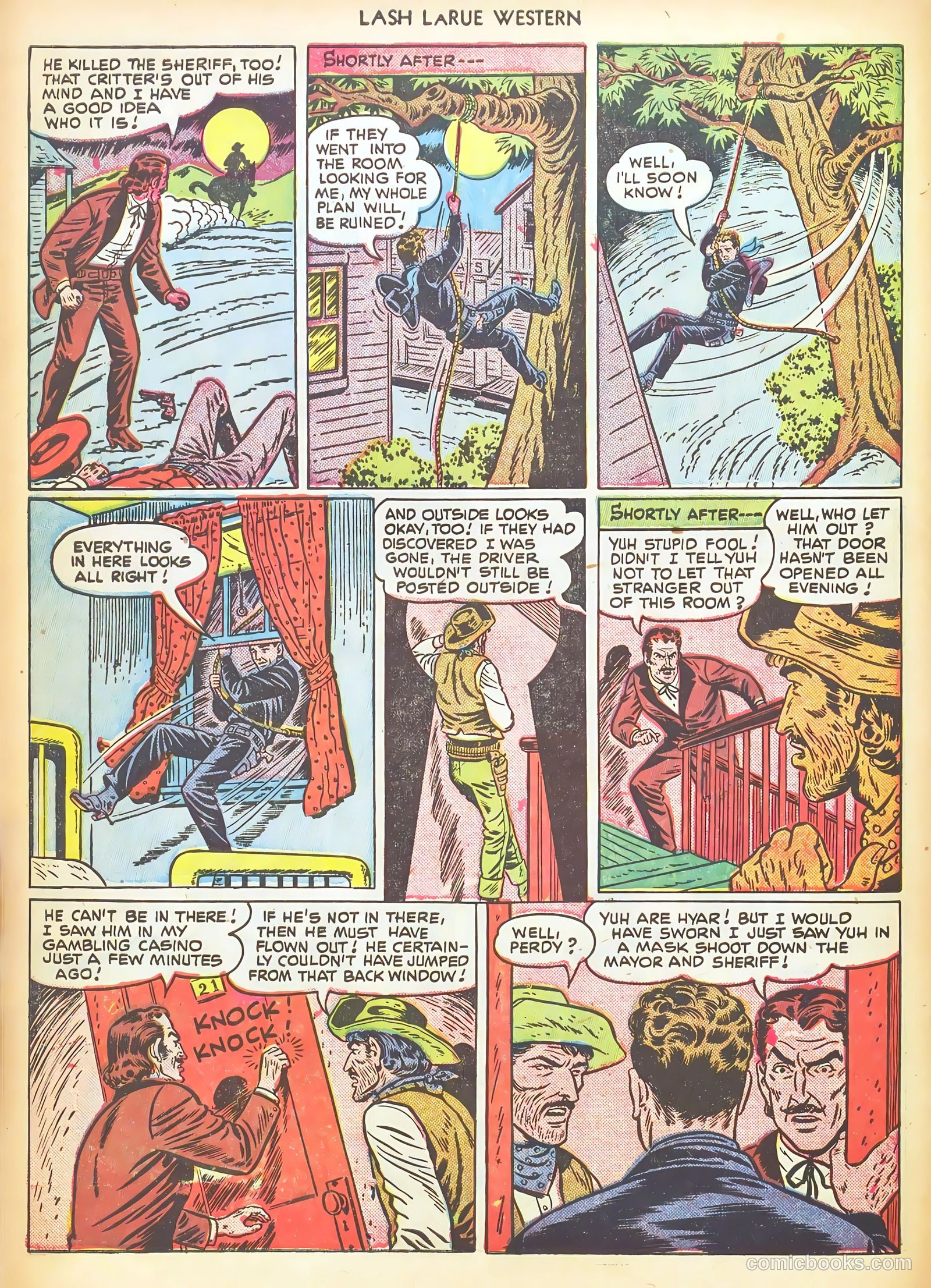 Lash LaRue Western #17 (1951) — page 10 of 36
