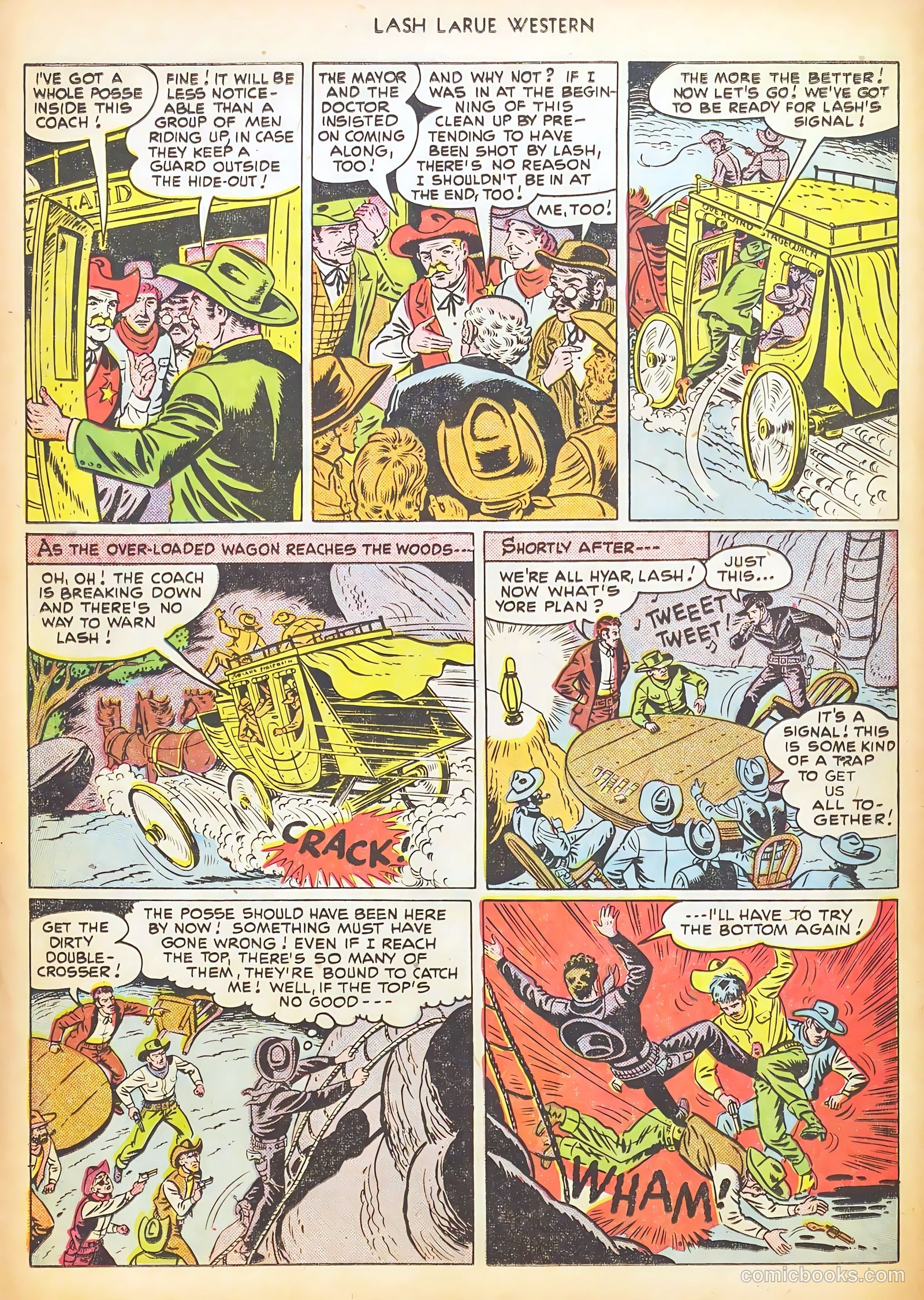 Lash LaRue Western #17 (1951) — page 12 of 36