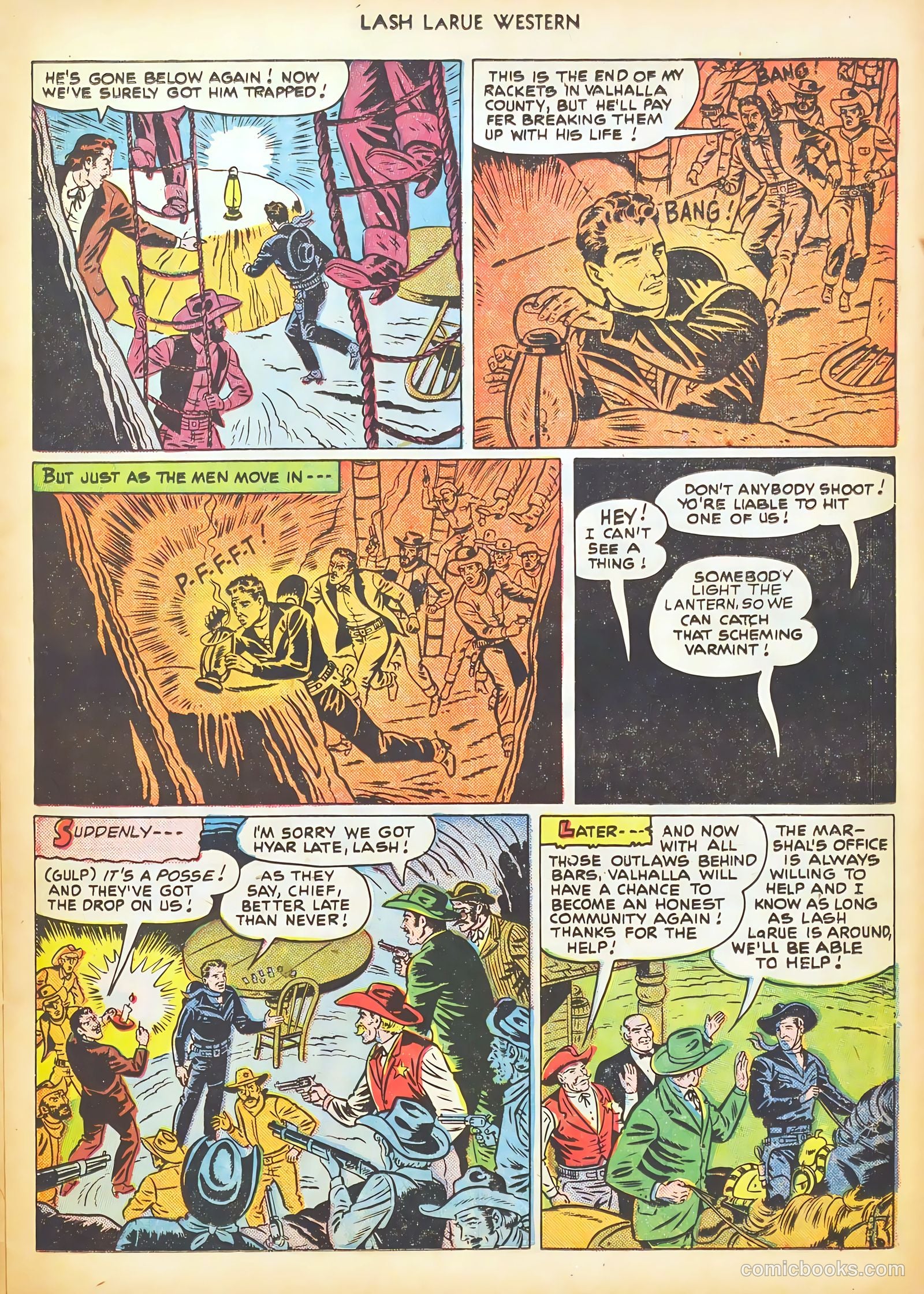 Lash LaRue Western #17 (1951) — page 13 of 36