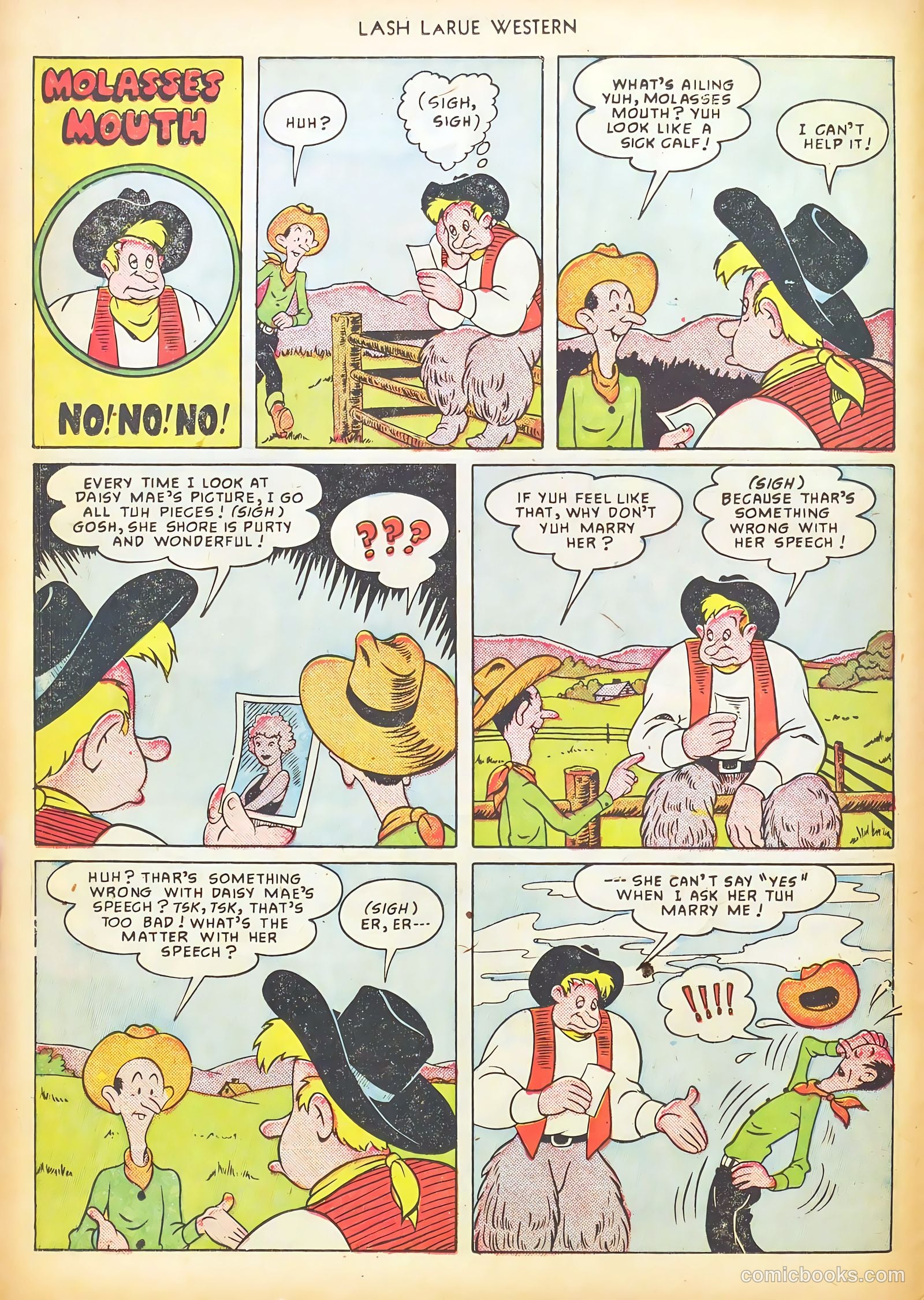 Lash LaRue Western #17 (1951) — page 14 of 36