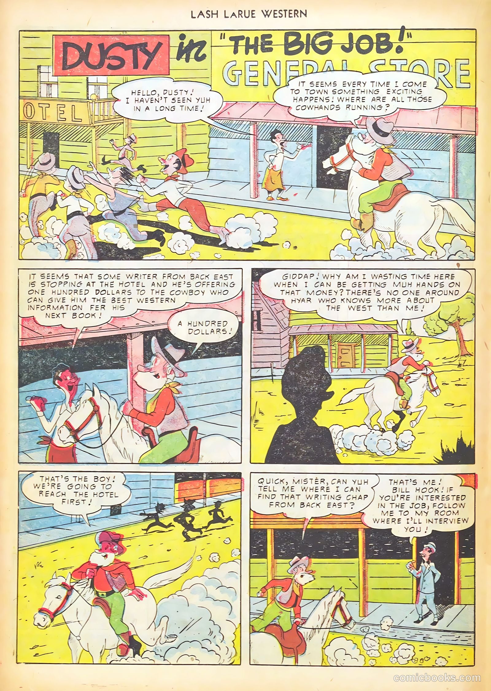 Lash LaRue Western #17 (1951) — page 18 of 36