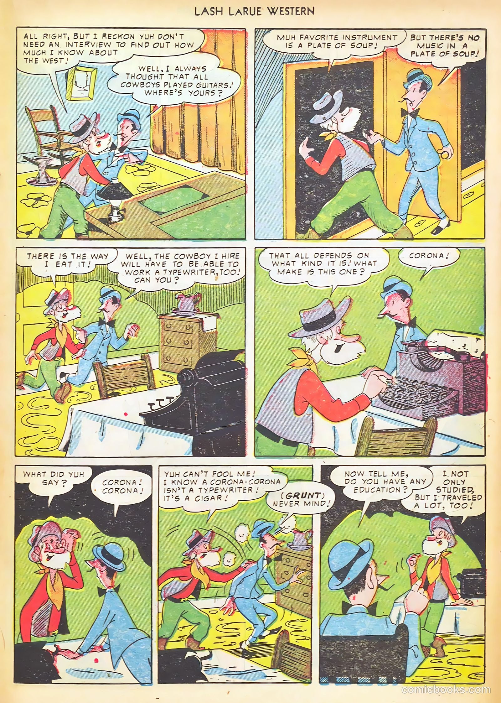 Lash LaRue Western #17 (1951) — page 19 of 36