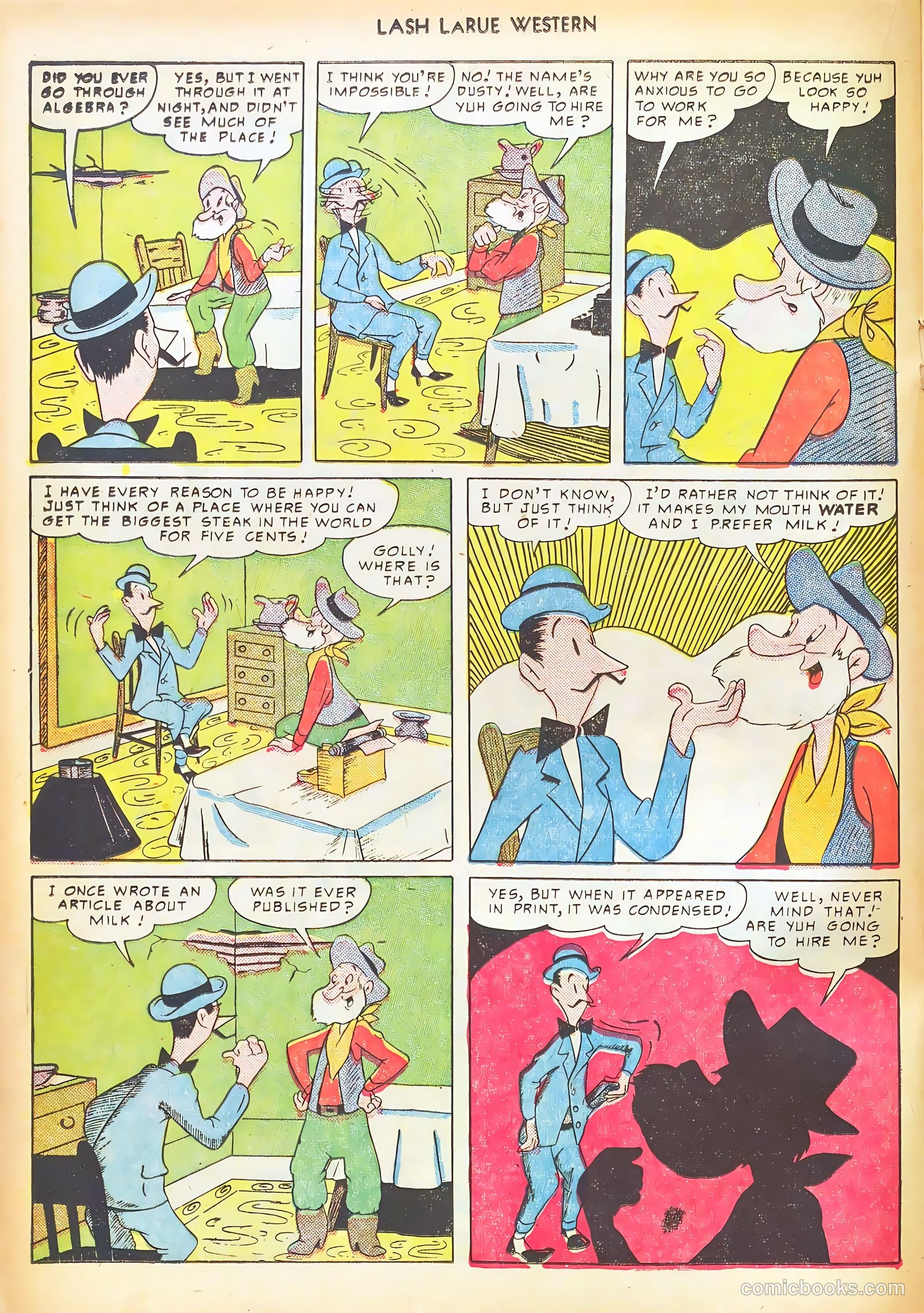 Lash LaRue Western #17 (1951) — page 20 of 36