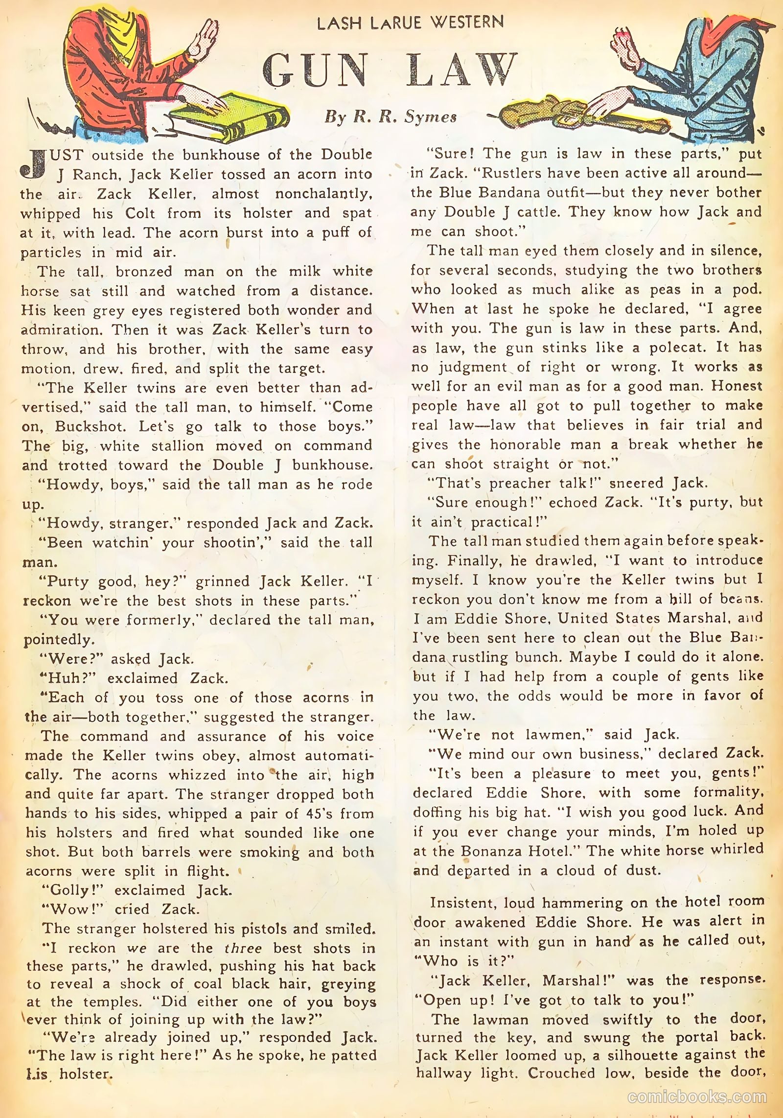 Lash LaRue Western #17 (1951) — page 22 of 36