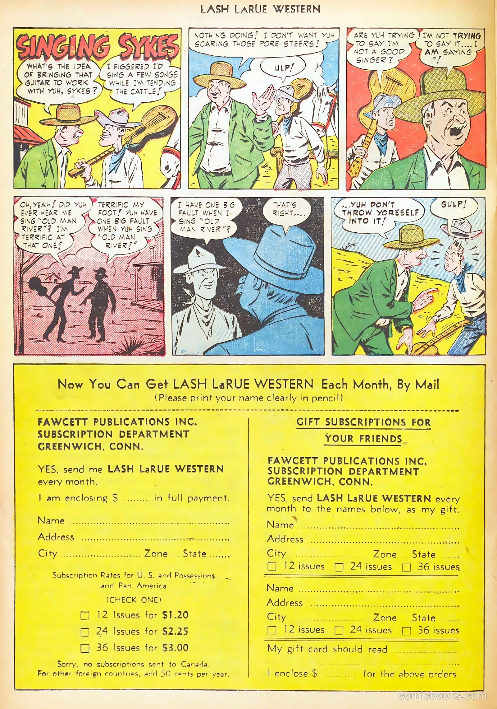 Lash LaRue Western #17 (1951) — page 24 of 36