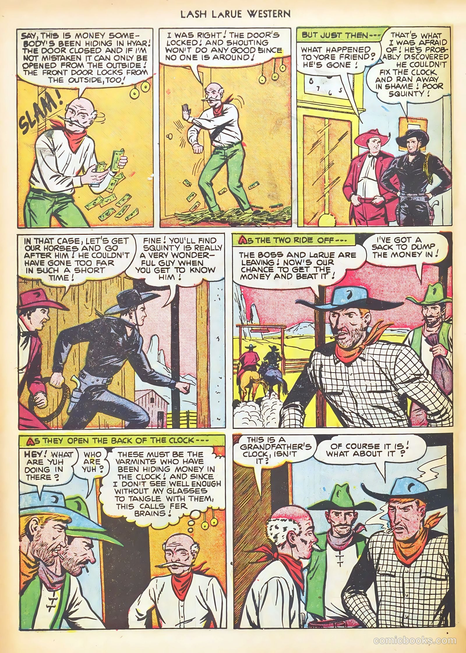Lash LaRue Western #17 (1951) — page 30 of 36