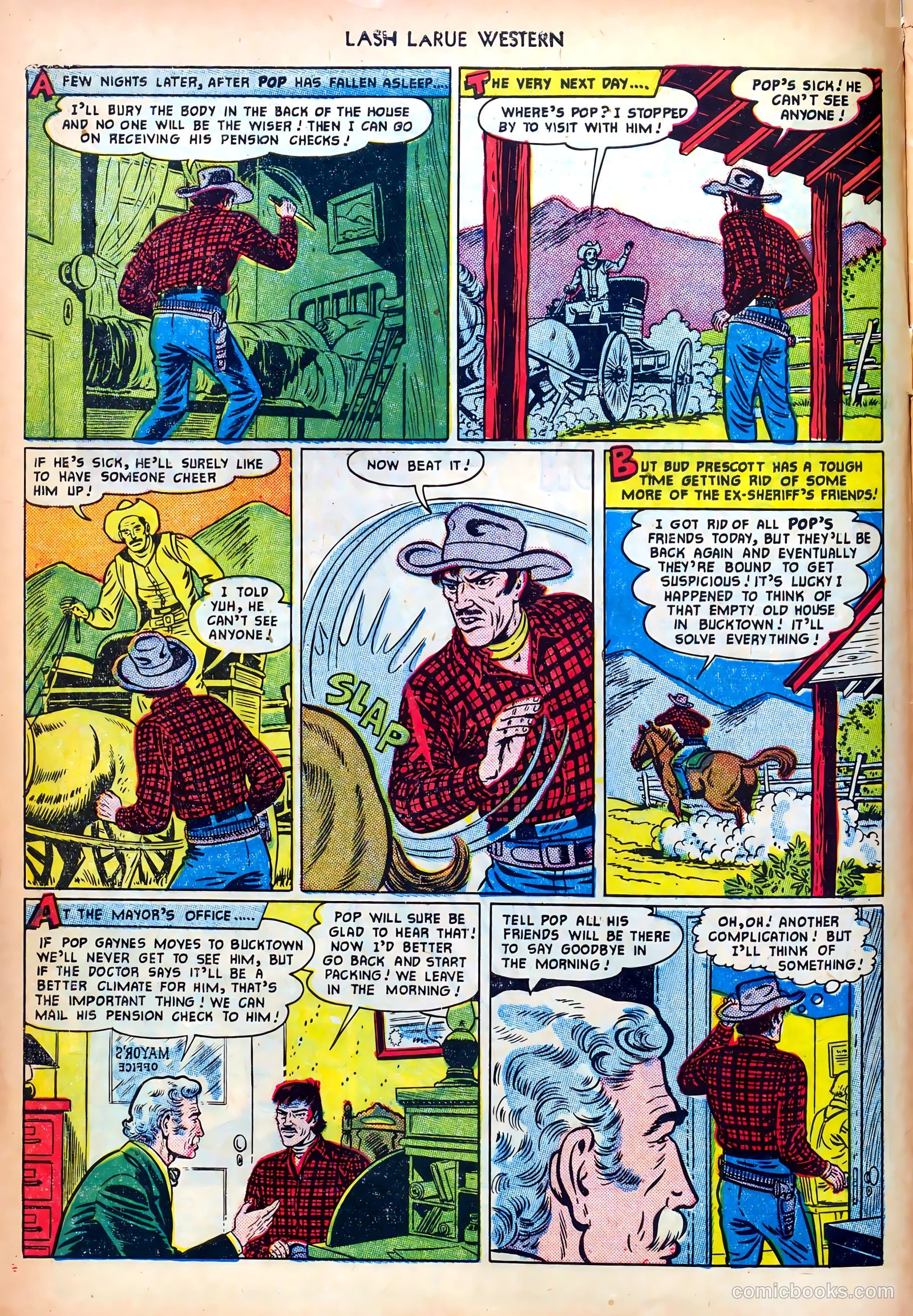 Lash LaRue Western #18 (1951) — page 4 of 36