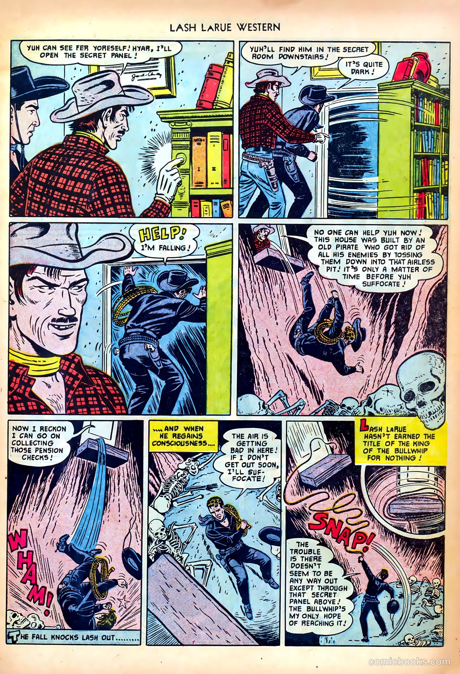 Lash LaRue Western #18 (1951) — page 7 of 36