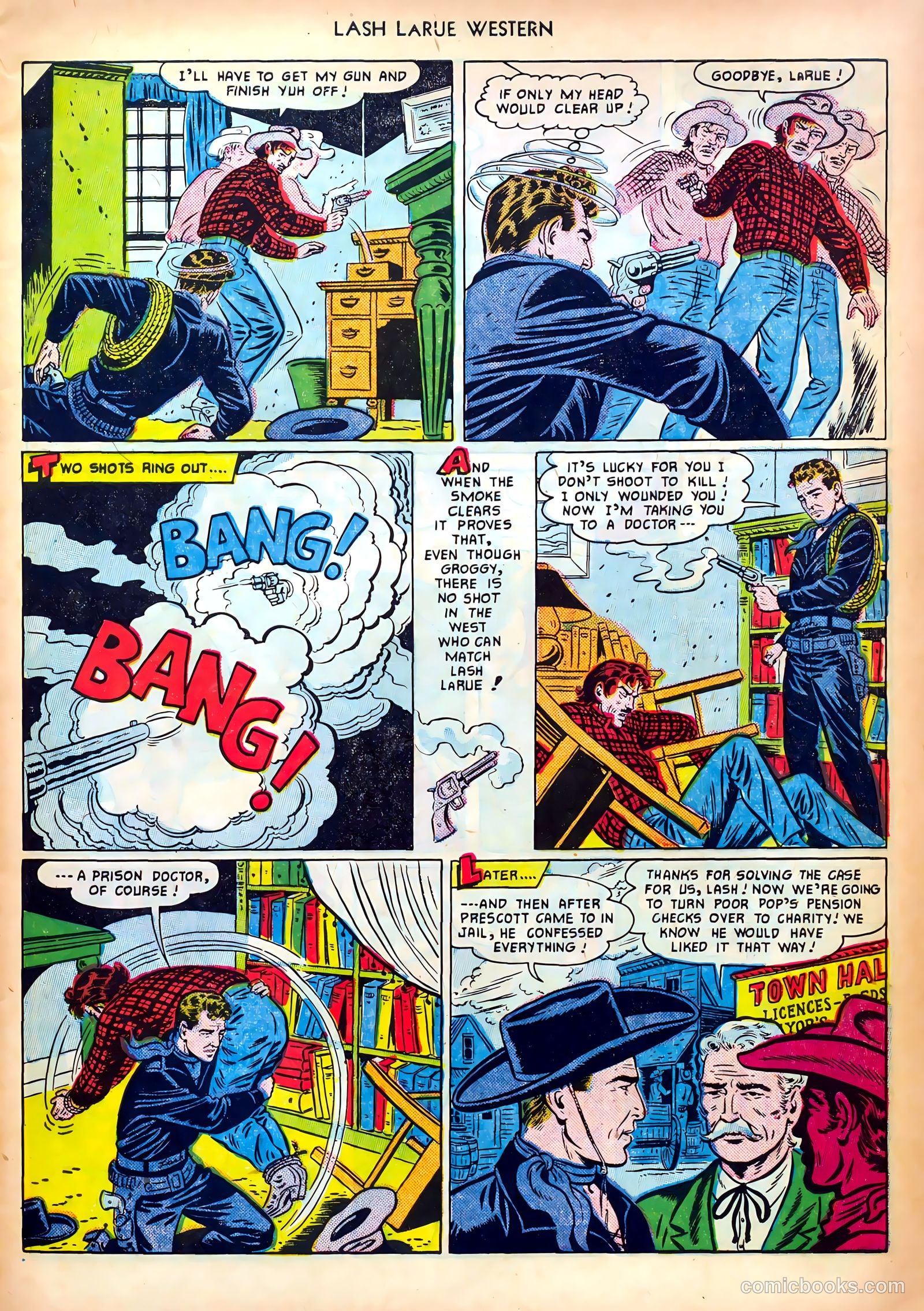 Lash LaRue Western #18 (1951) — page 9 of 36