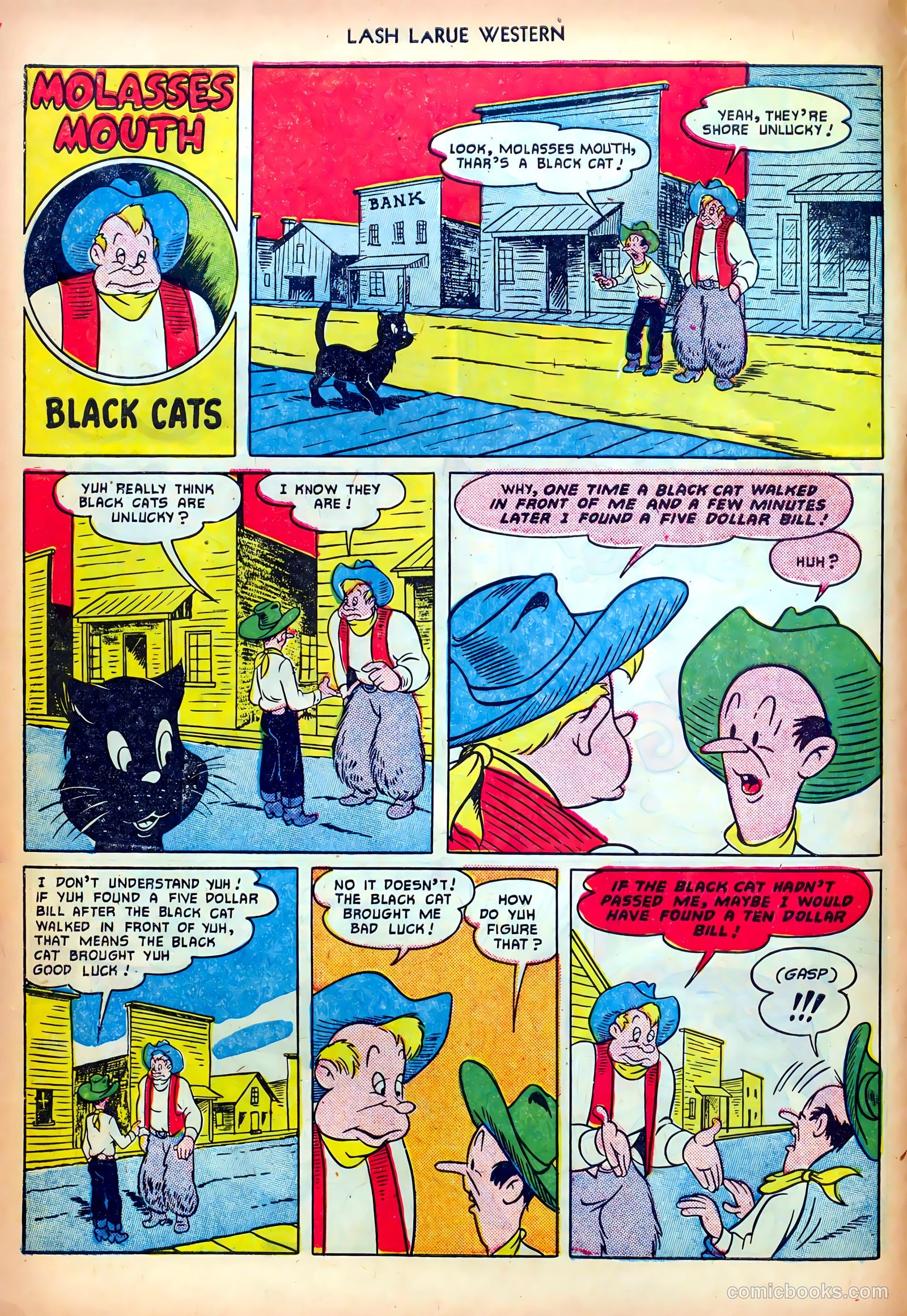 Lash LaRue Western #18 (1951) — page 10 of 36