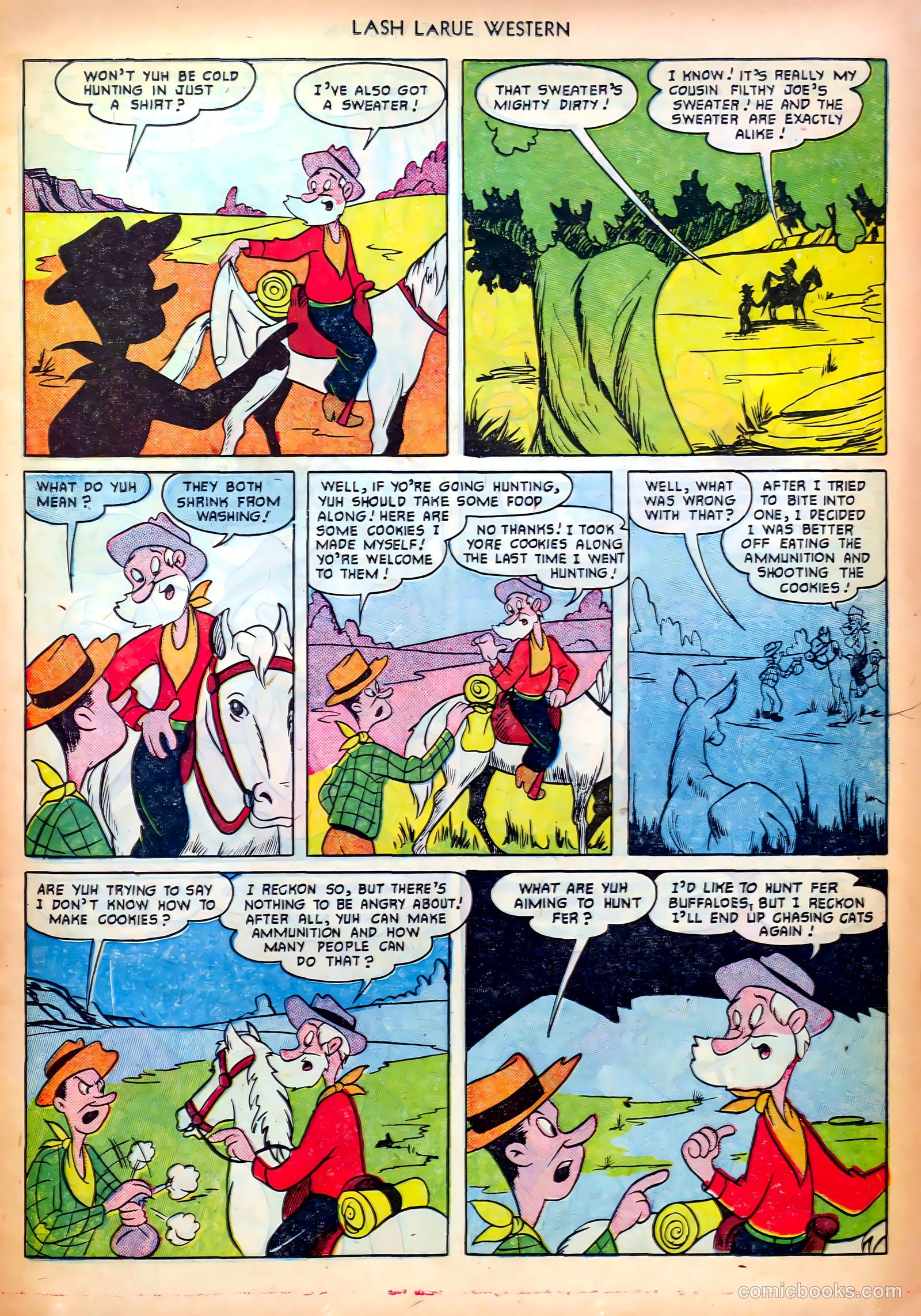 Lash LaRue Western #18 (1951) — page 15 of 36