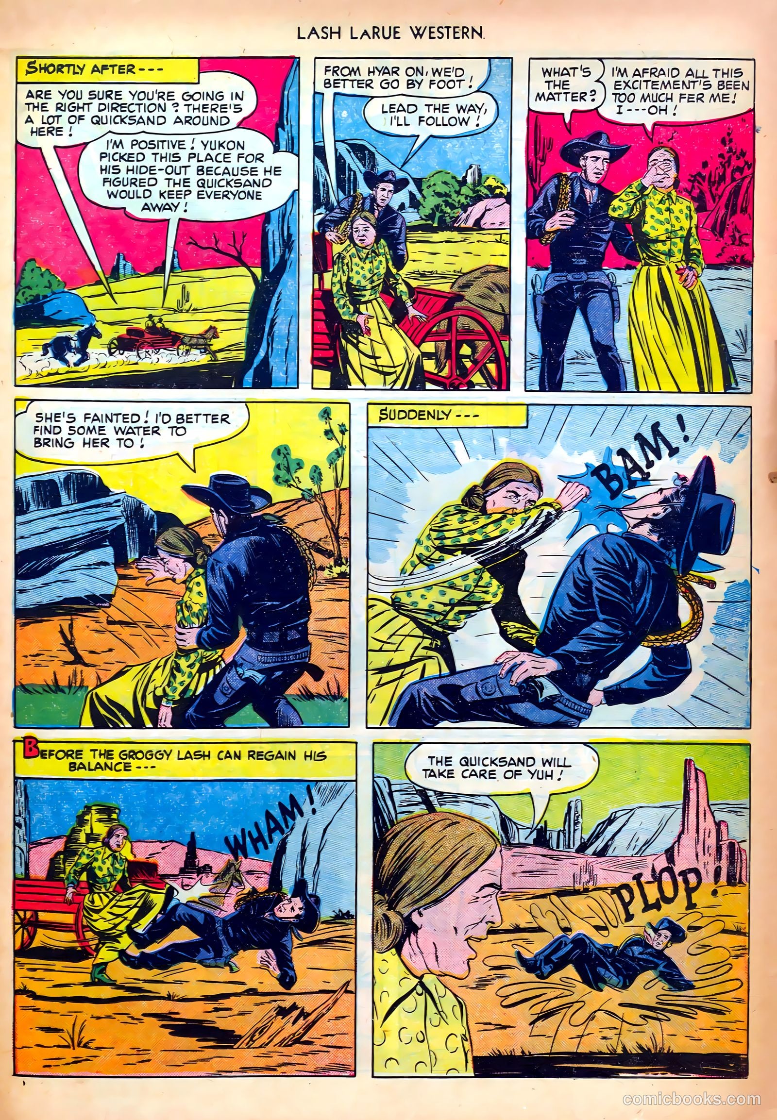 Lash LaRue Western #18 (1951) — page 21 of 36