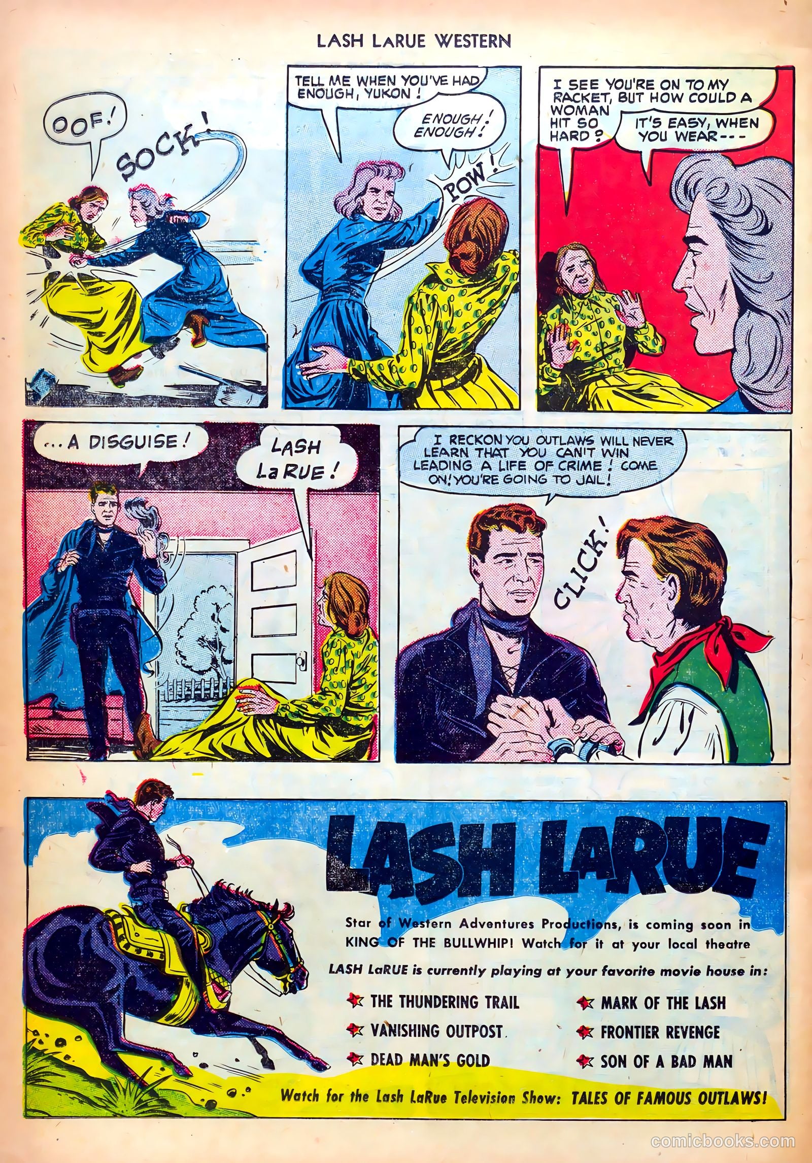 Lash LaRue Western #18 (1951) — page 24 of 36