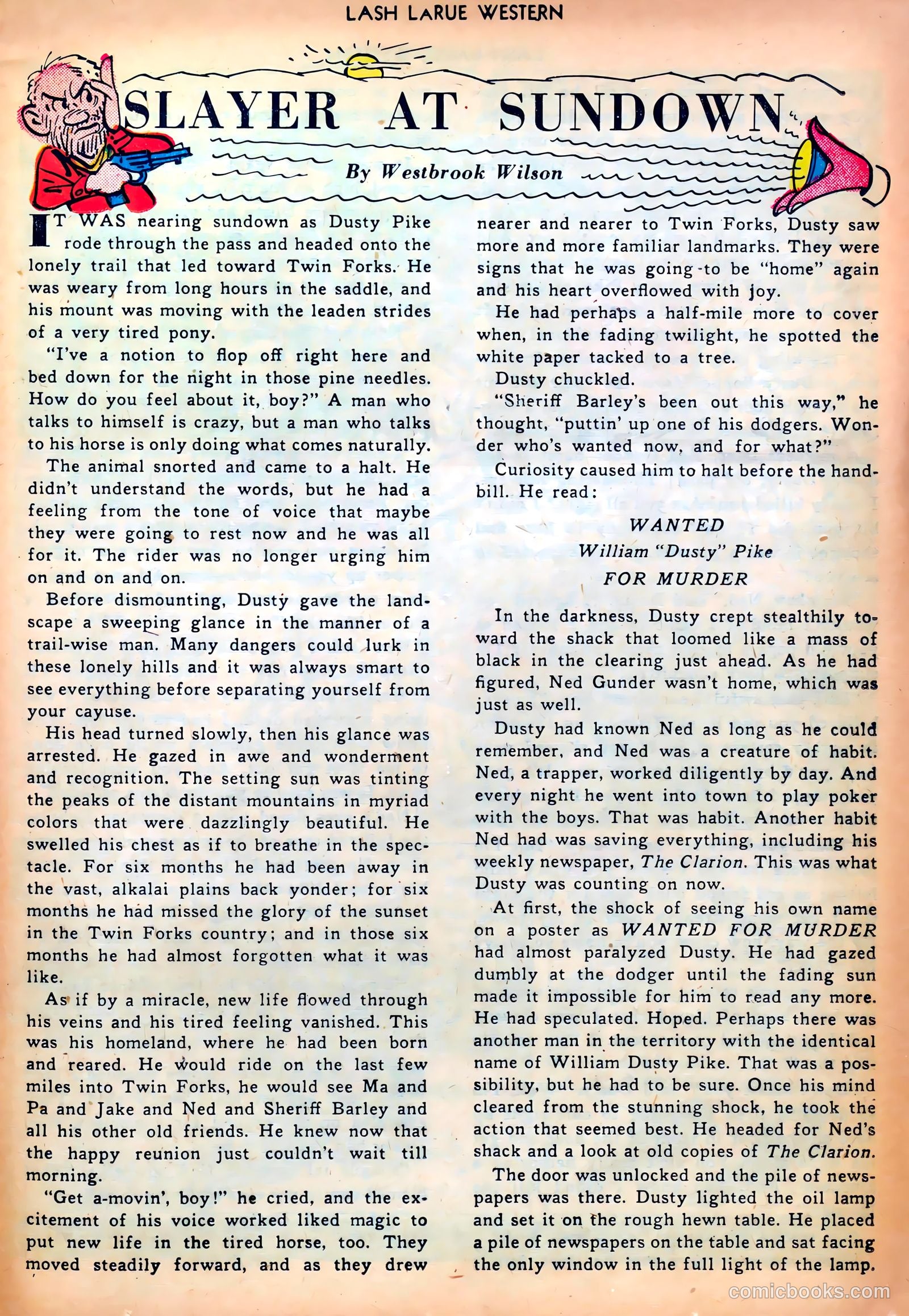 Lash LaRue Western #18 (1951) — page 25 of 36