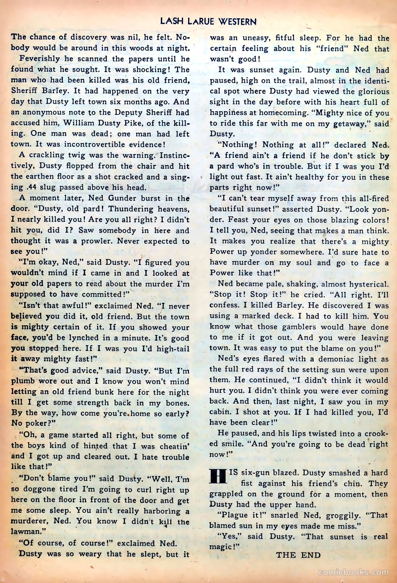 Lash LaRue Western #18 (1951) — page 26 of 36