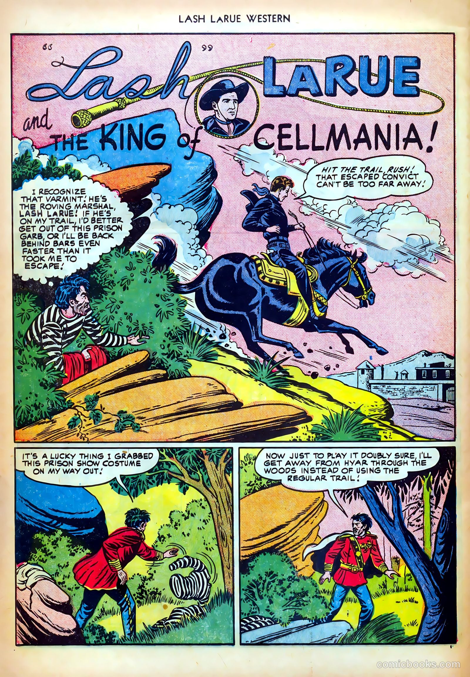 Lash LaRue Western #18 (1951) — page 28 of 36