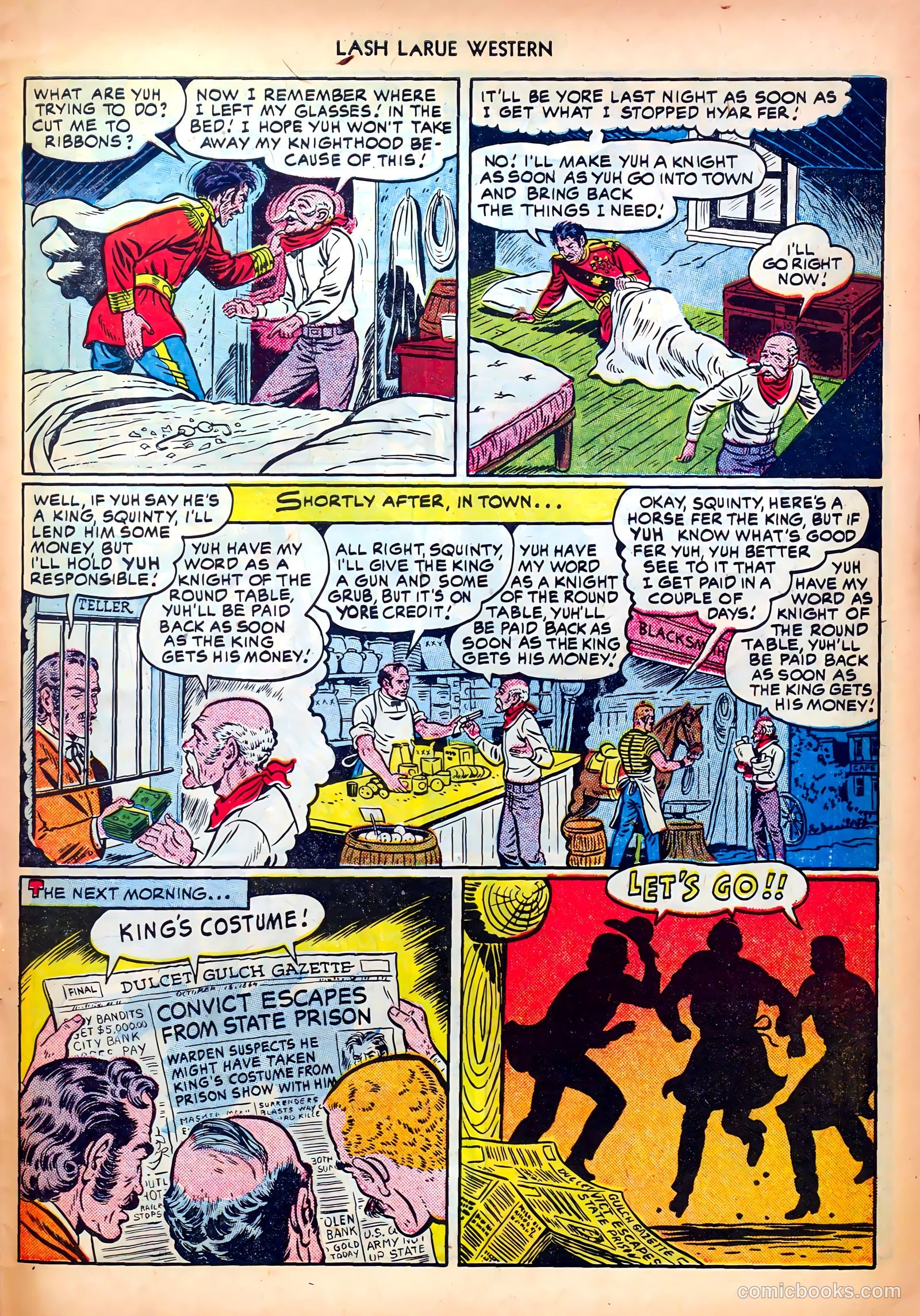 Lash LaRue Western #18 (1951) — page 31 of 36