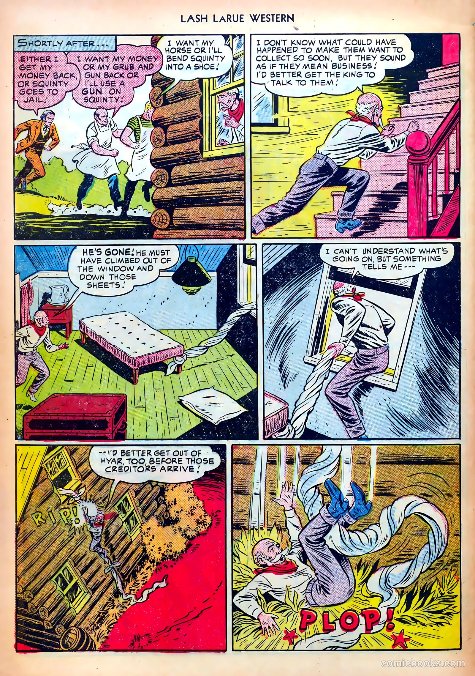 Lash LaRue Western #18 (1951) — page 32 of 36
