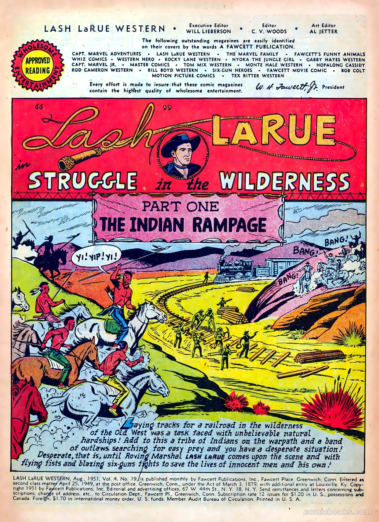 Lash LaRue Western #19 (1951) — page 3 of 36