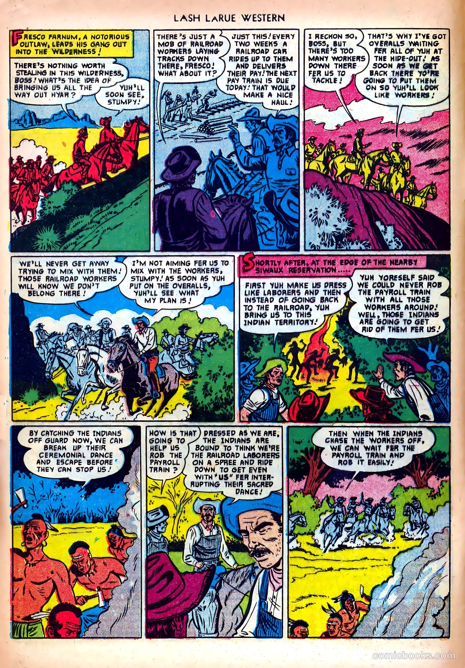 Lash LaRue Western #19 (1951) — page 4 of 36