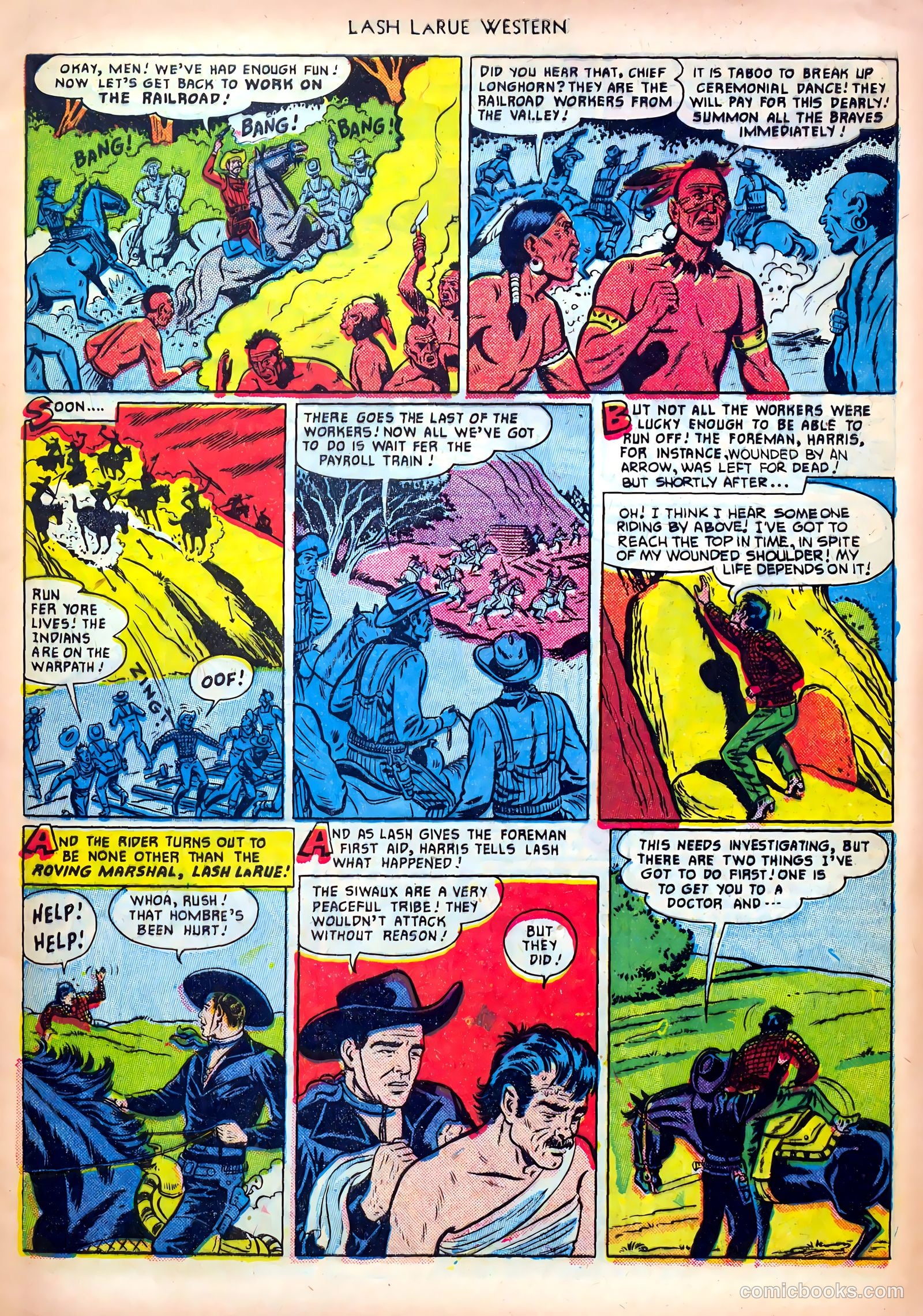 Lash LaRue Western #19 (1951) — page 5 of 36