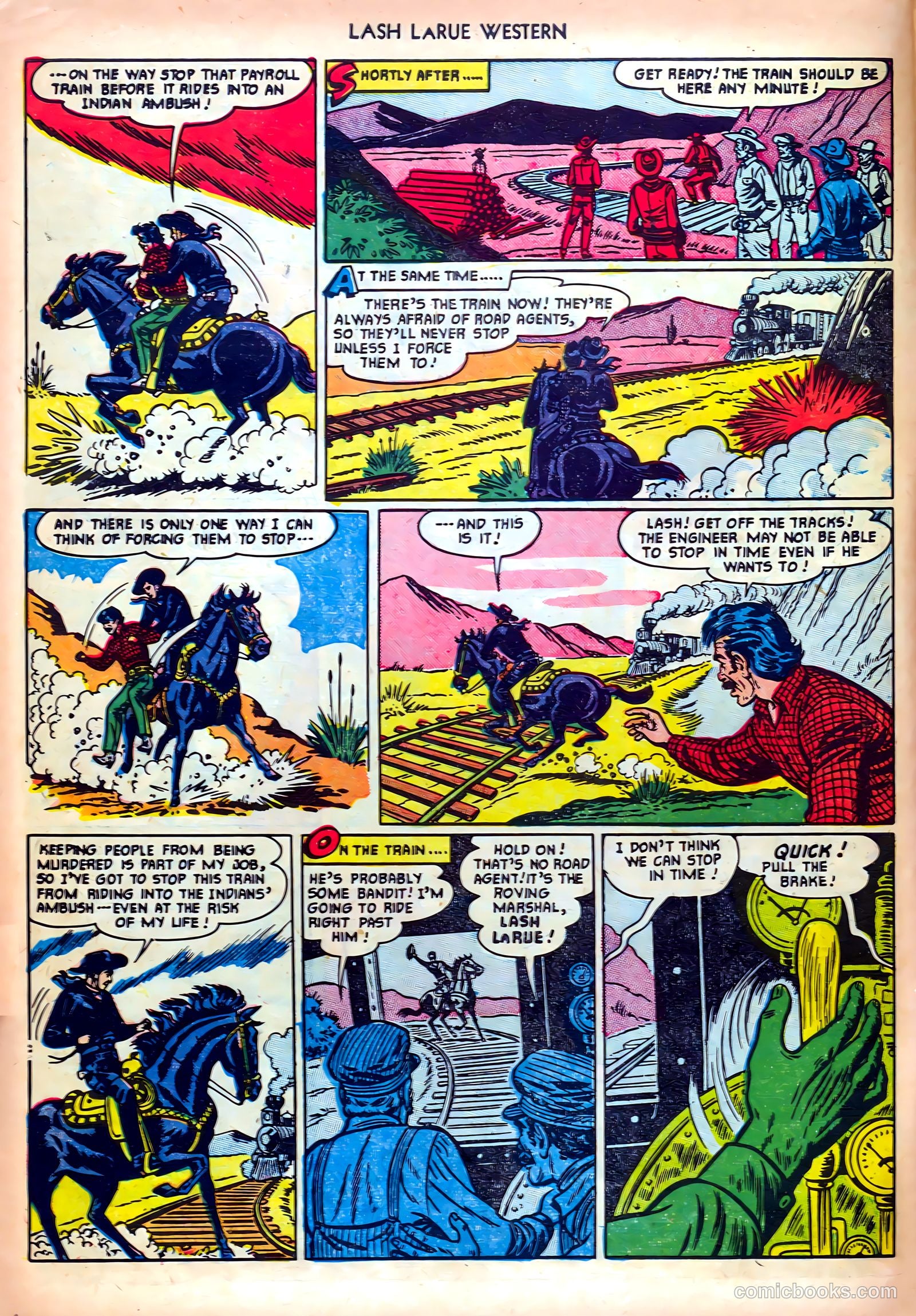 Lash LaRue Western #19 (1951) — page 6 of 36