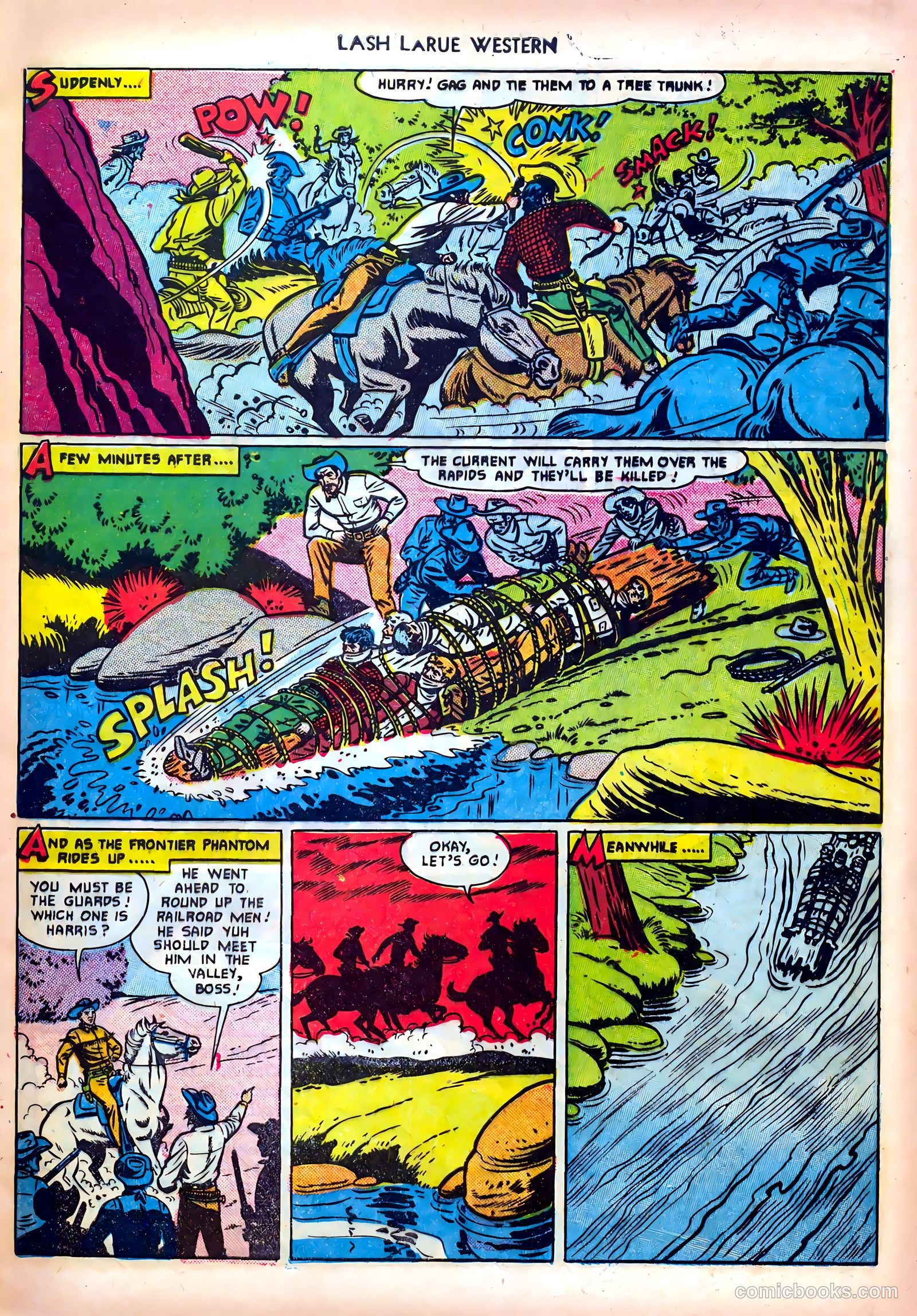 Lash LaRue Western #19 (1951) — page 9 of 36