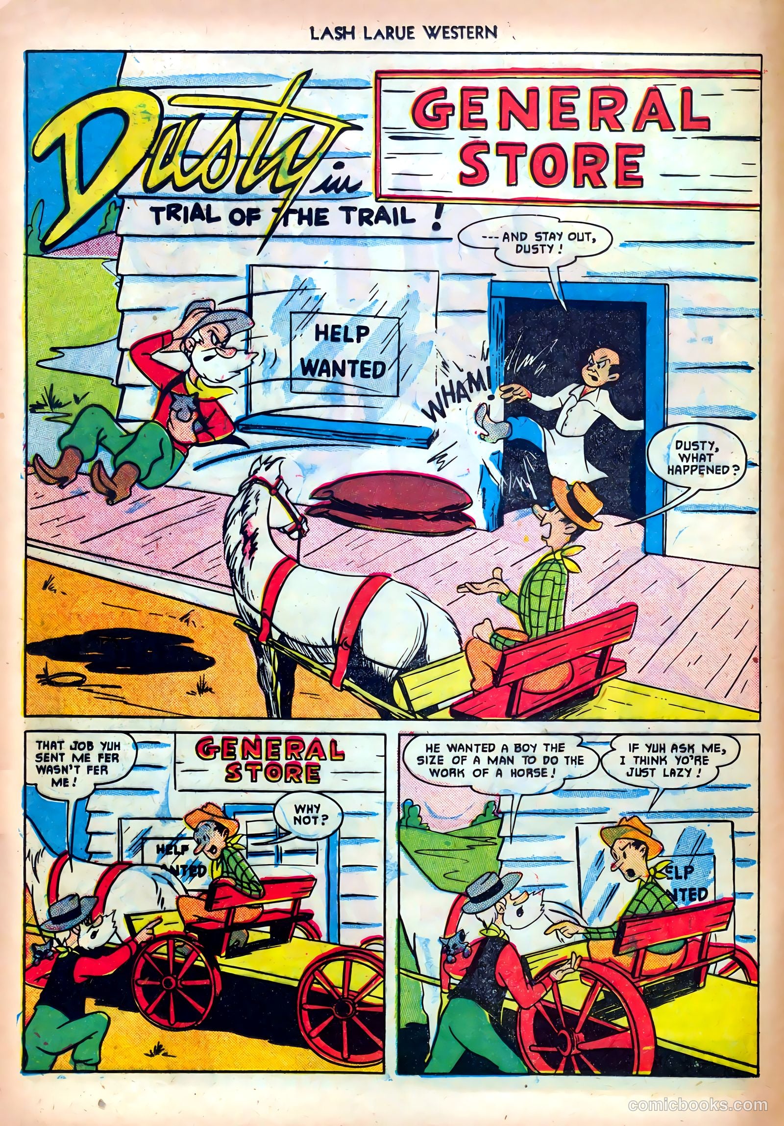 Lash LaRue Western #19 (1951) — page 12 of 36
