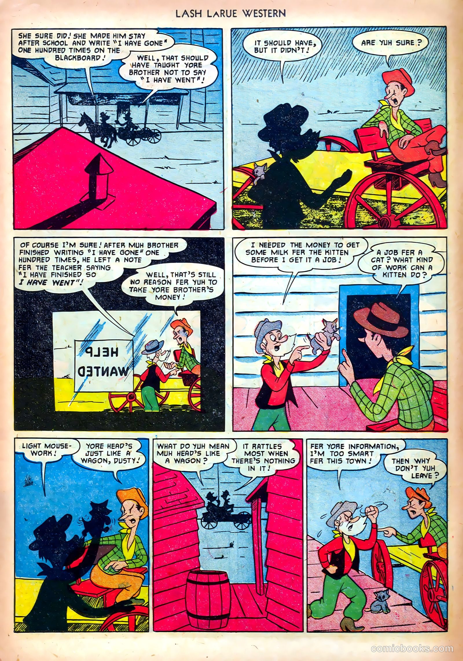 Lash LaRue Western #19 (1951) — page 14 of 36