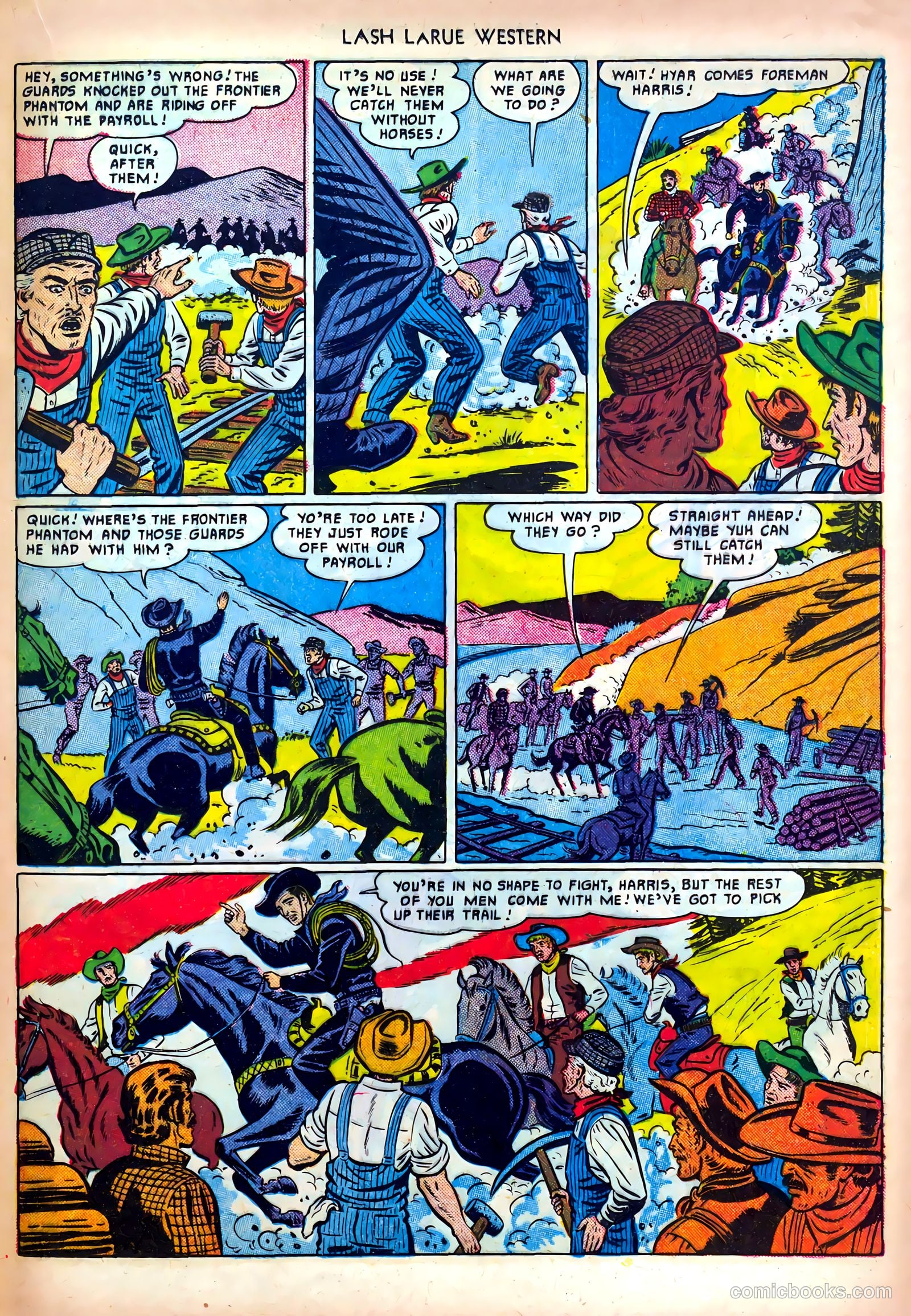 Lash LaRue Western #19 (1951) — page 21 of 36