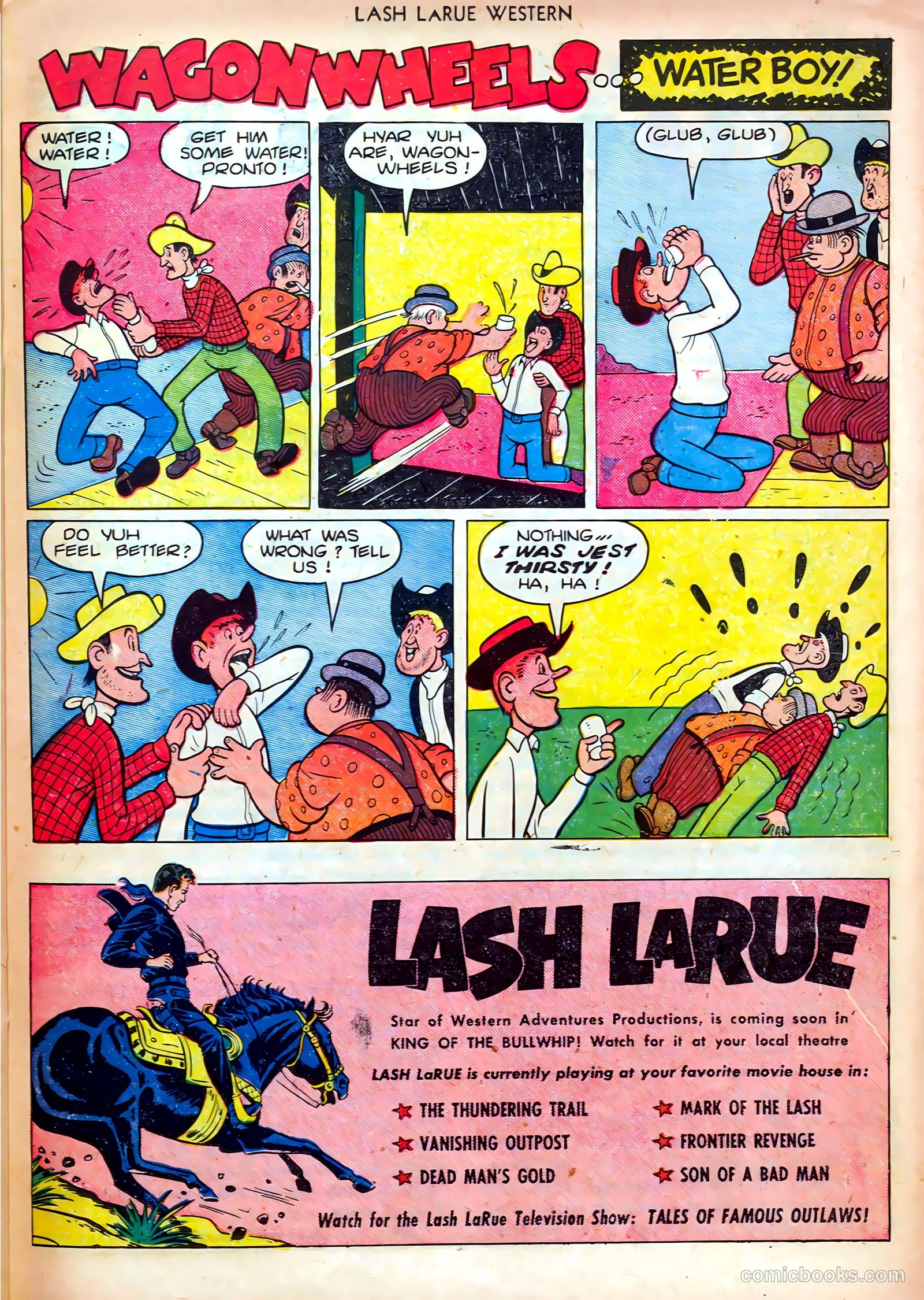 Lash LaRue Western #19 (1951) — page 23 of 36