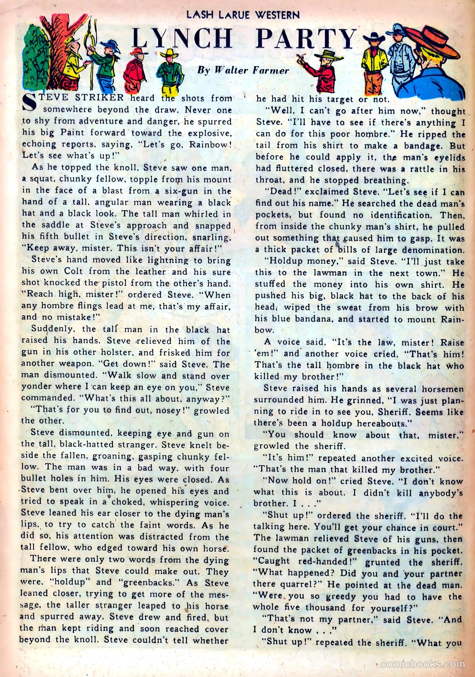 Lash LaRue Western #19 (1951) — page 24 of 36