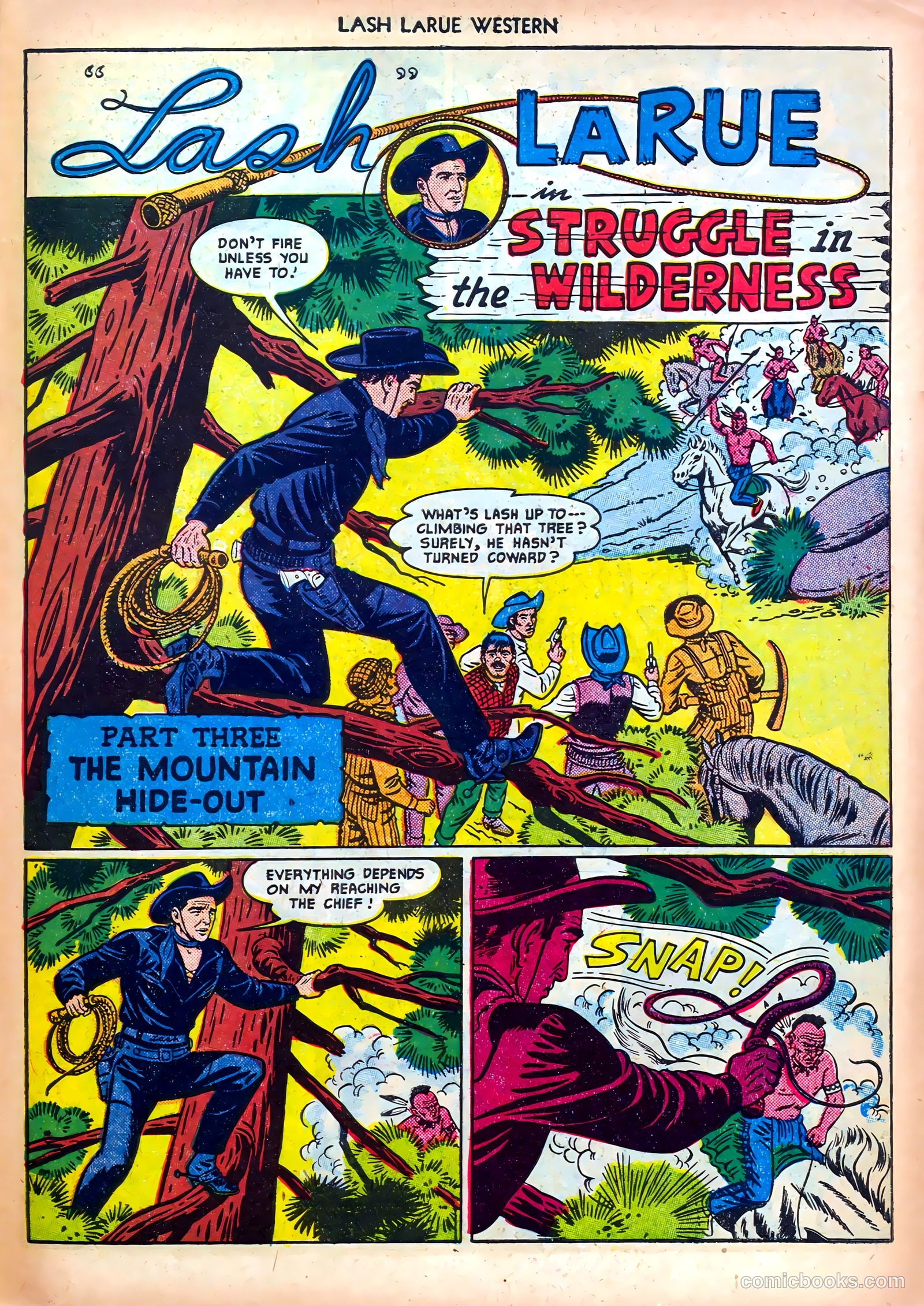 Lash LaRue Western #19 (1951) — page 27 of 36