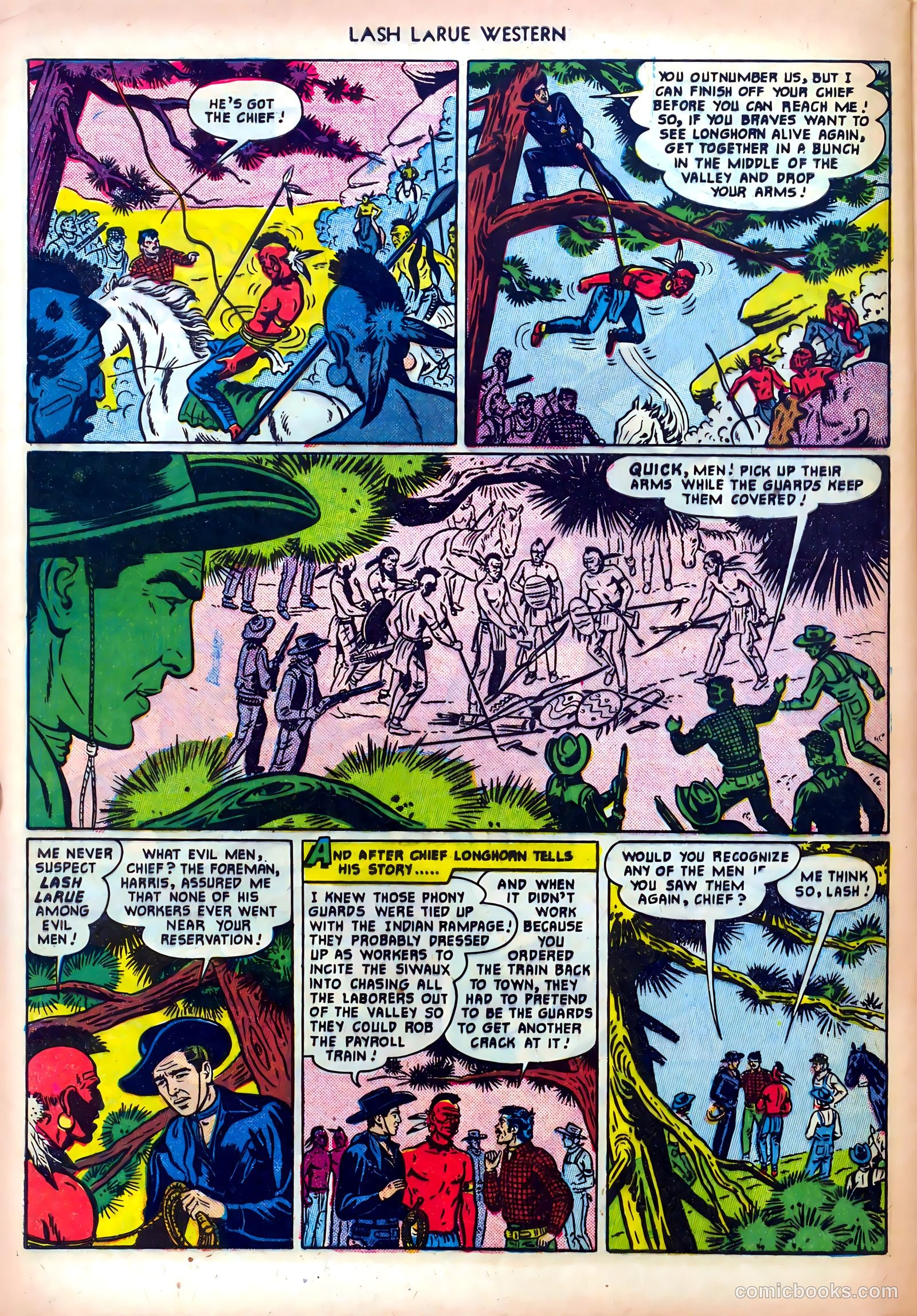 Lash LaRue Western #19 (1951) — page 28 of 36