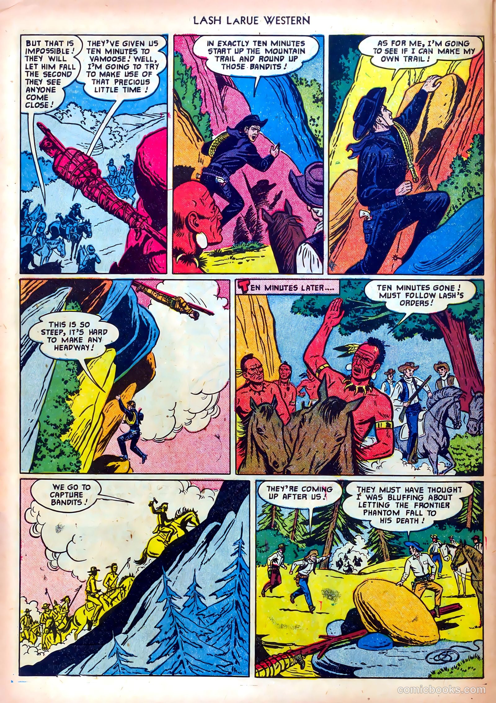 Lash LaRue Western #19 (1951) — page 30 of 36