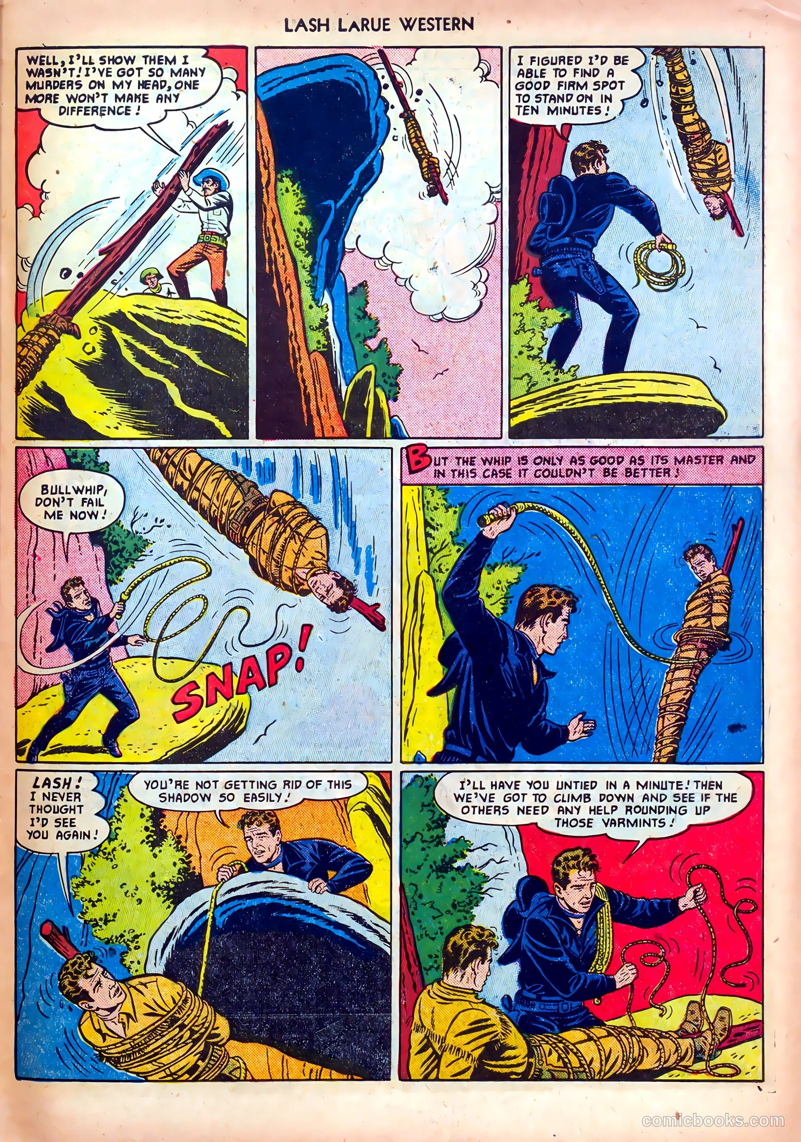 Lash LaRue Western #19 (1951) — page 31 of 36