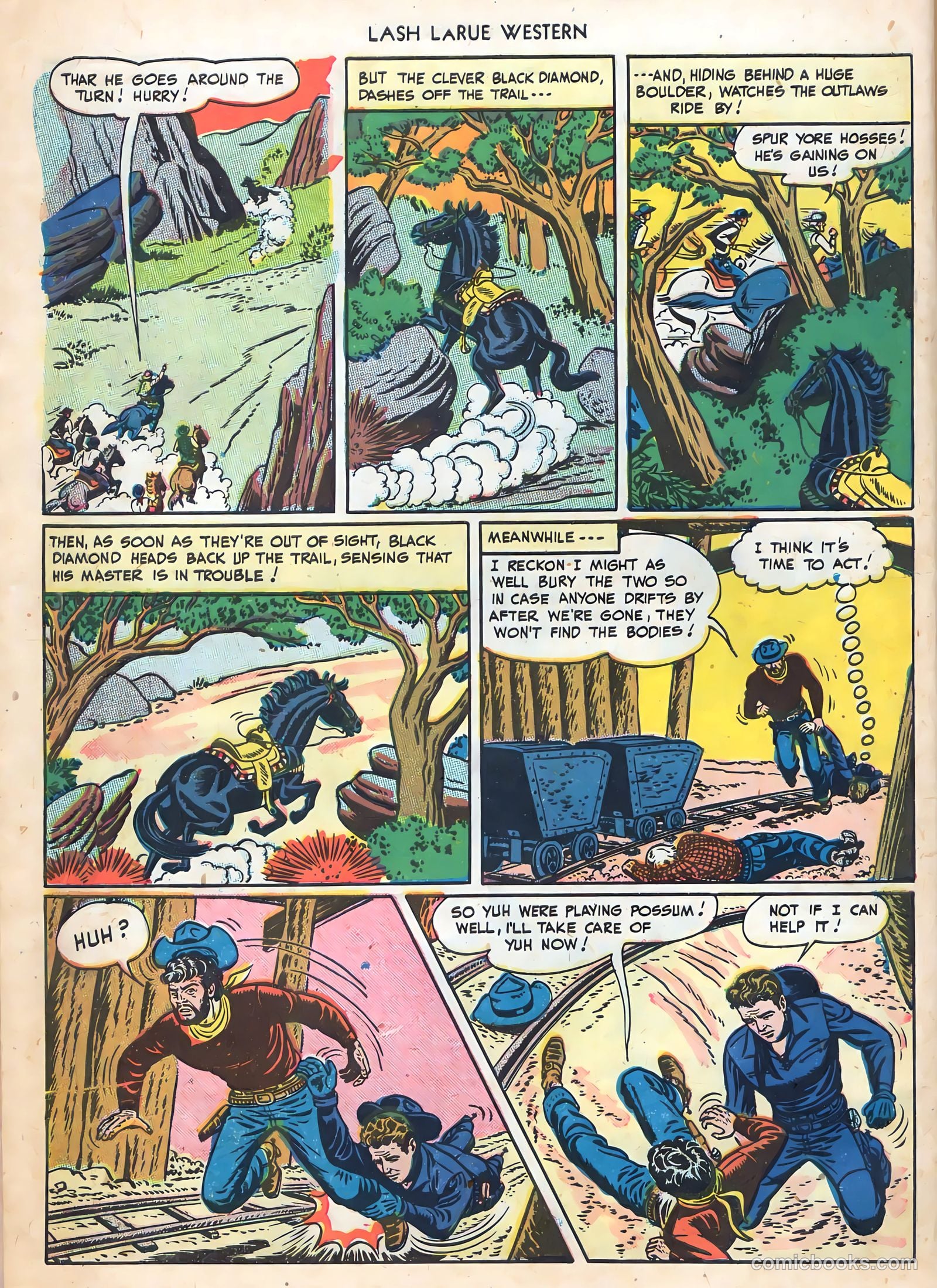 Lash LaRue Western #2 (1949) — page 6 of 36