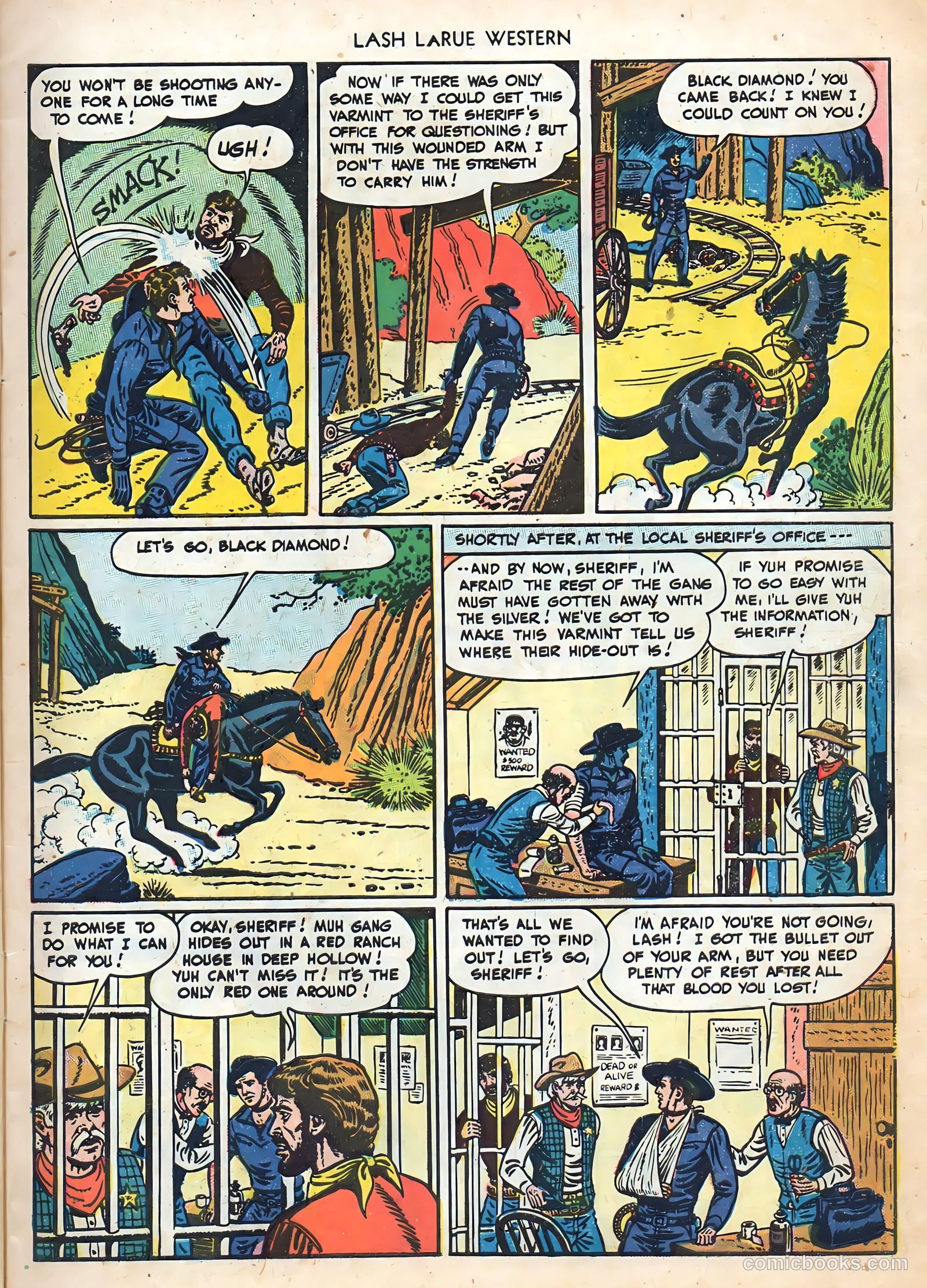 Lash LaRue Western #2 (1949) — page 7 of 36