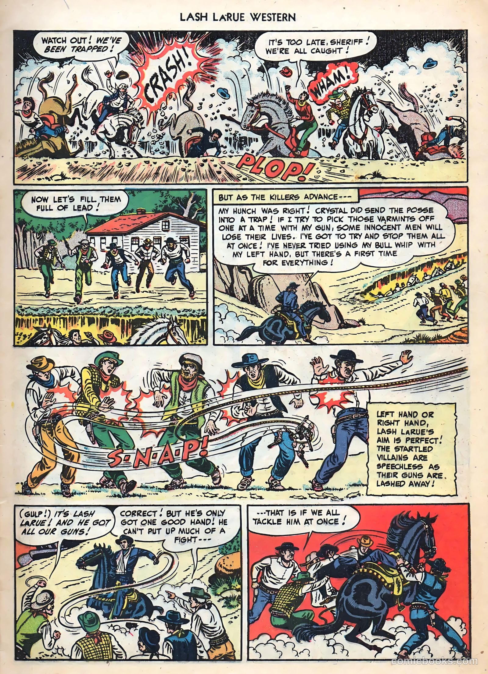 Lash LaRue Western #2 (1949) — page 9 of 36