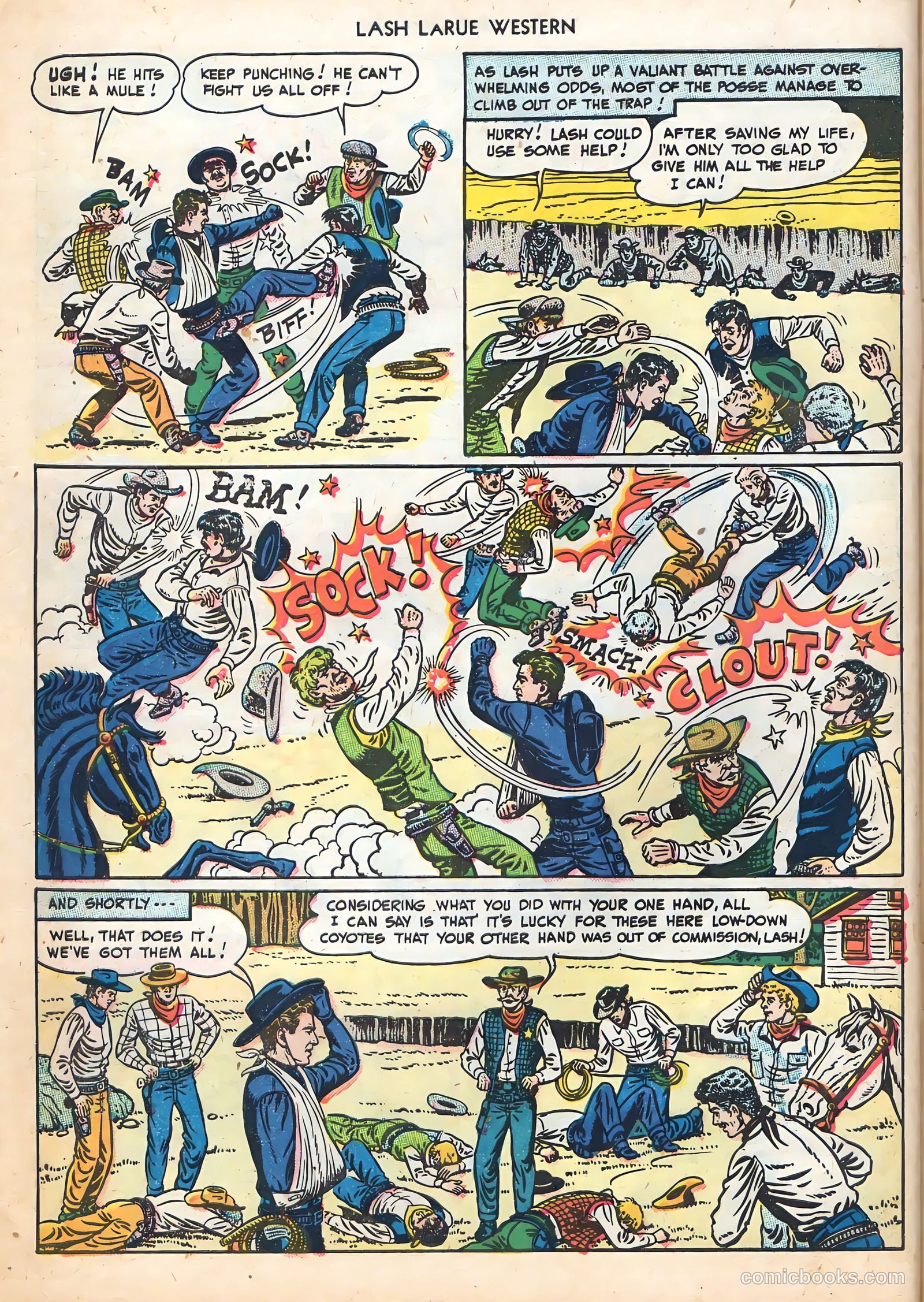 Lash LaRue Western #2 (1949) — page 10 of 36