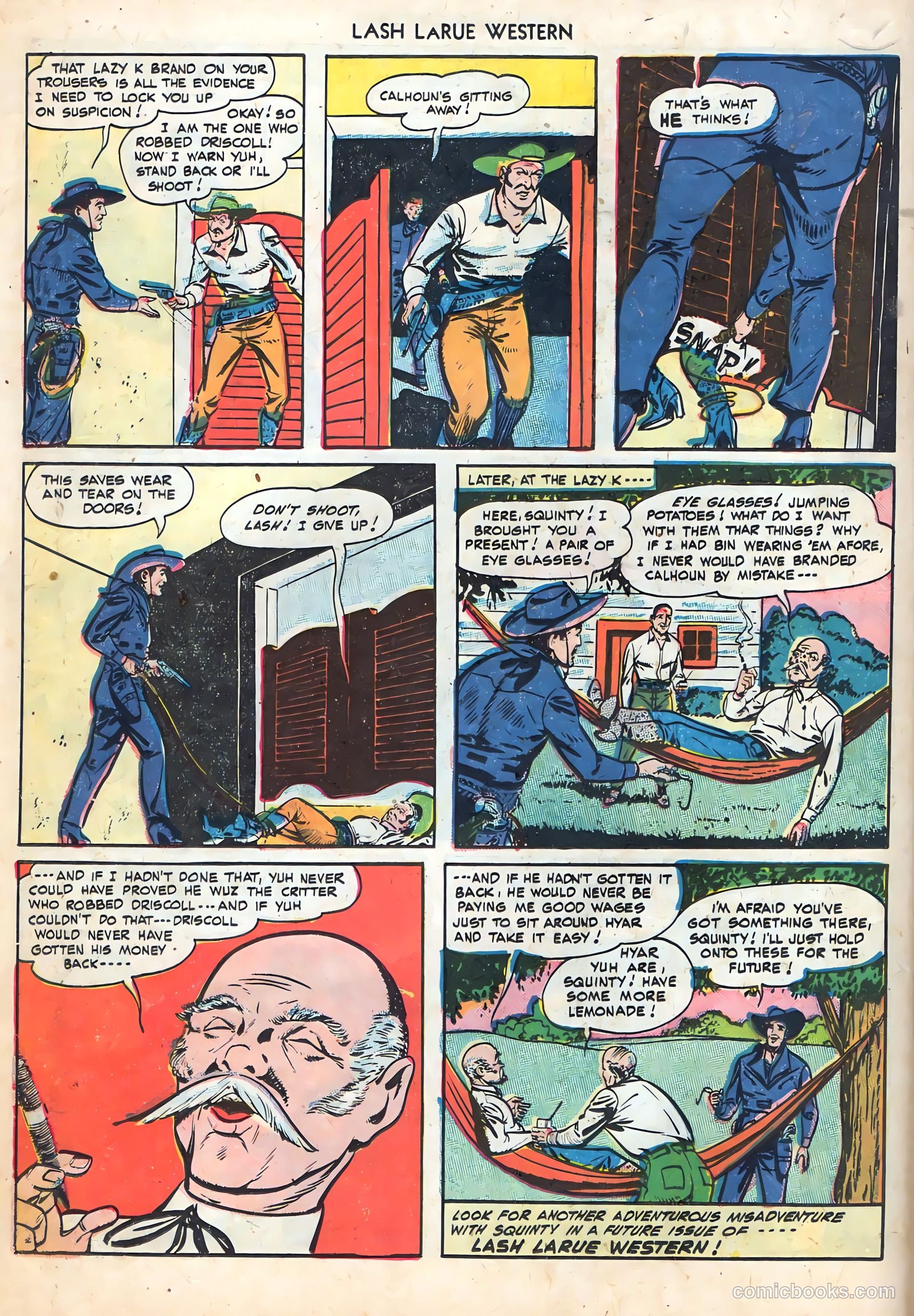 Lash LaRue Western #2 (1949) — page 18 of 36